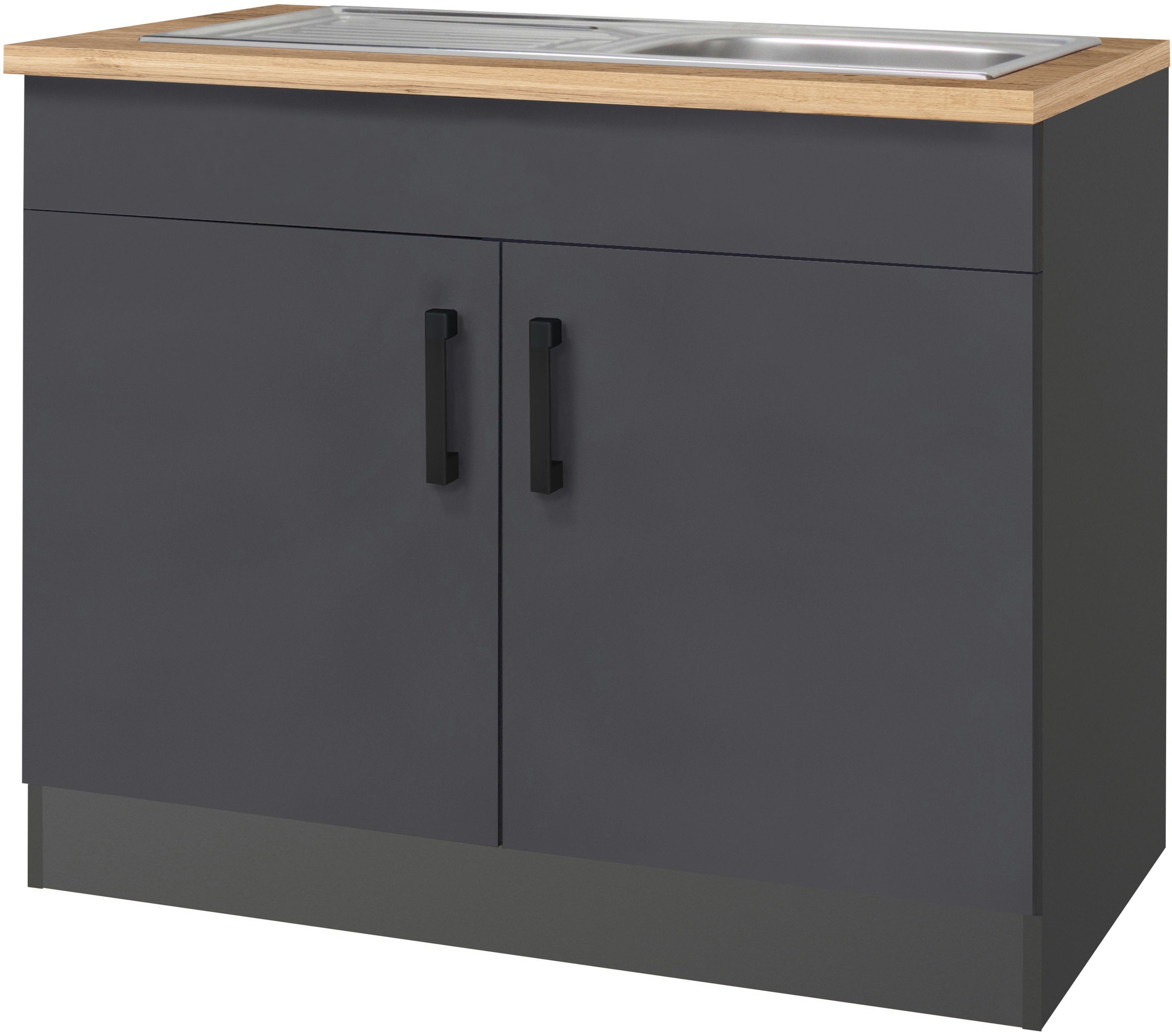KOCHSTATION Spülenschrank »KS-Toronto, Breite 100 cm«