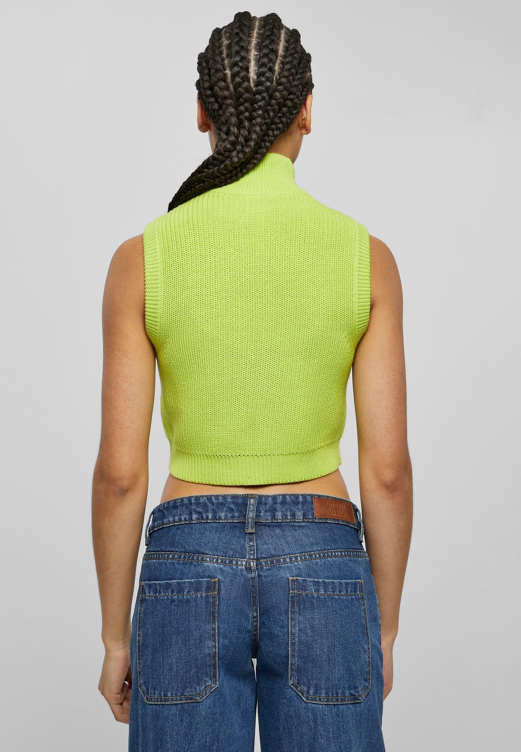 URBAN CLASSICS Steppweste »Urban Classics Damen Ladies Short Knit Vest«