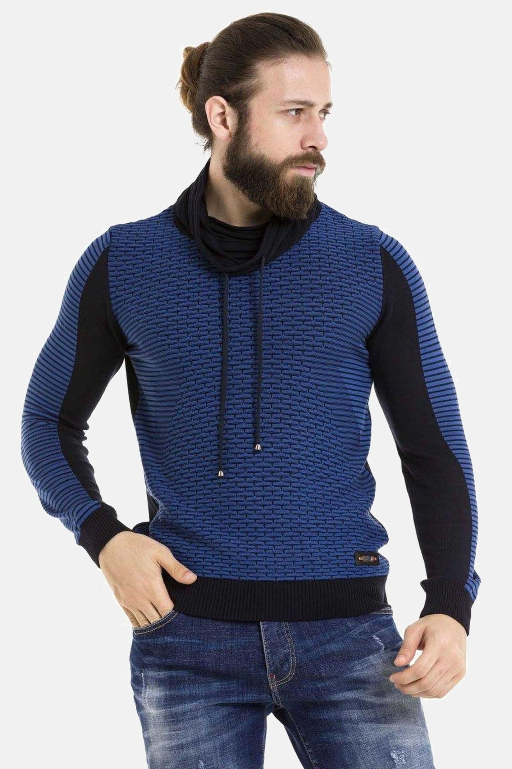 Cipo & Baxx Rundhalspullover "Pullover", (1 tlg.), im modernen Look, CP264 günstig online kaufen