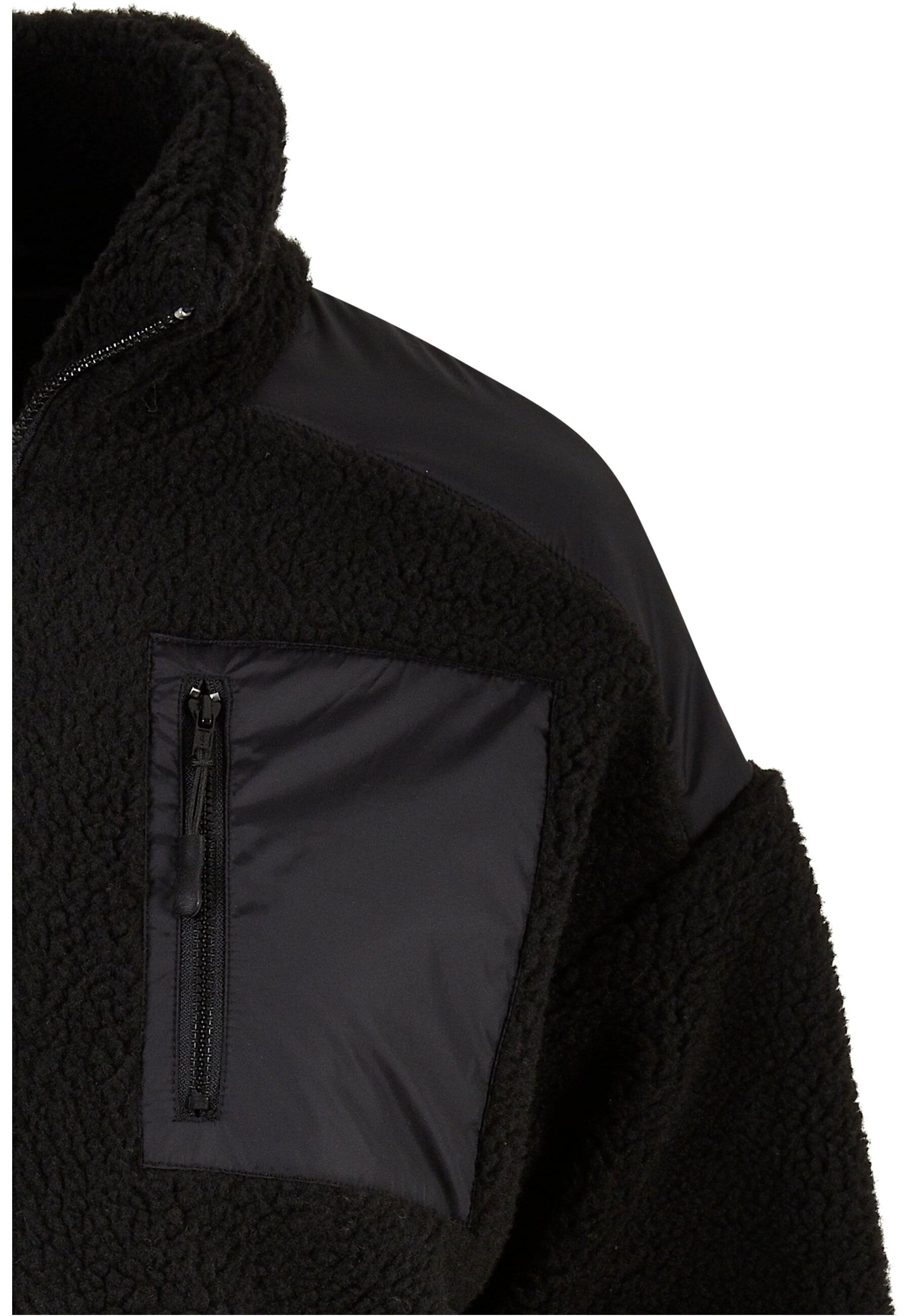 URBAN CLASSICS Winterjacke »Urban Classics Damen Ladies Sherpa Mix Jacket«, (1 St.), mit Kapuze