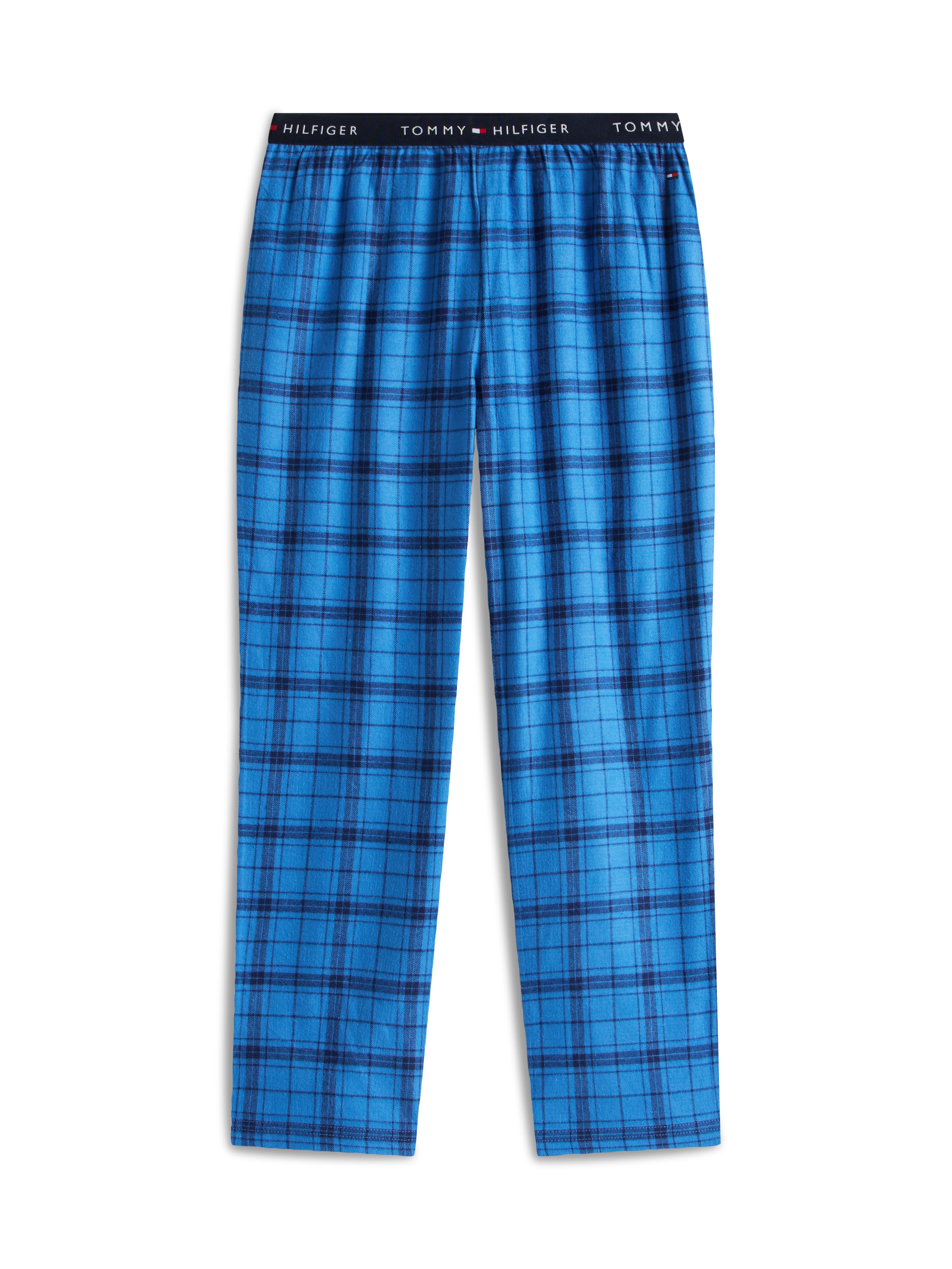 Tommy Hilfiger Underwear Schlafanzug »STRAIGHT SET FLANNEL PRINT«, (2 tlg.), Hose aus Flanell und elastischem Bund, normale Passform