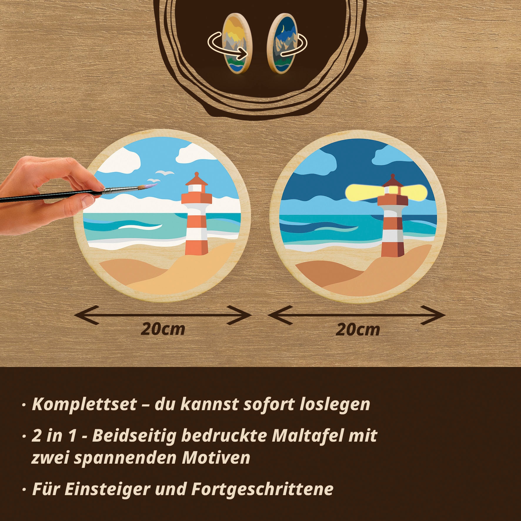 Ravensburger Malen nach Zahlen »CreArt, Wooden, Sea« Made in Europe