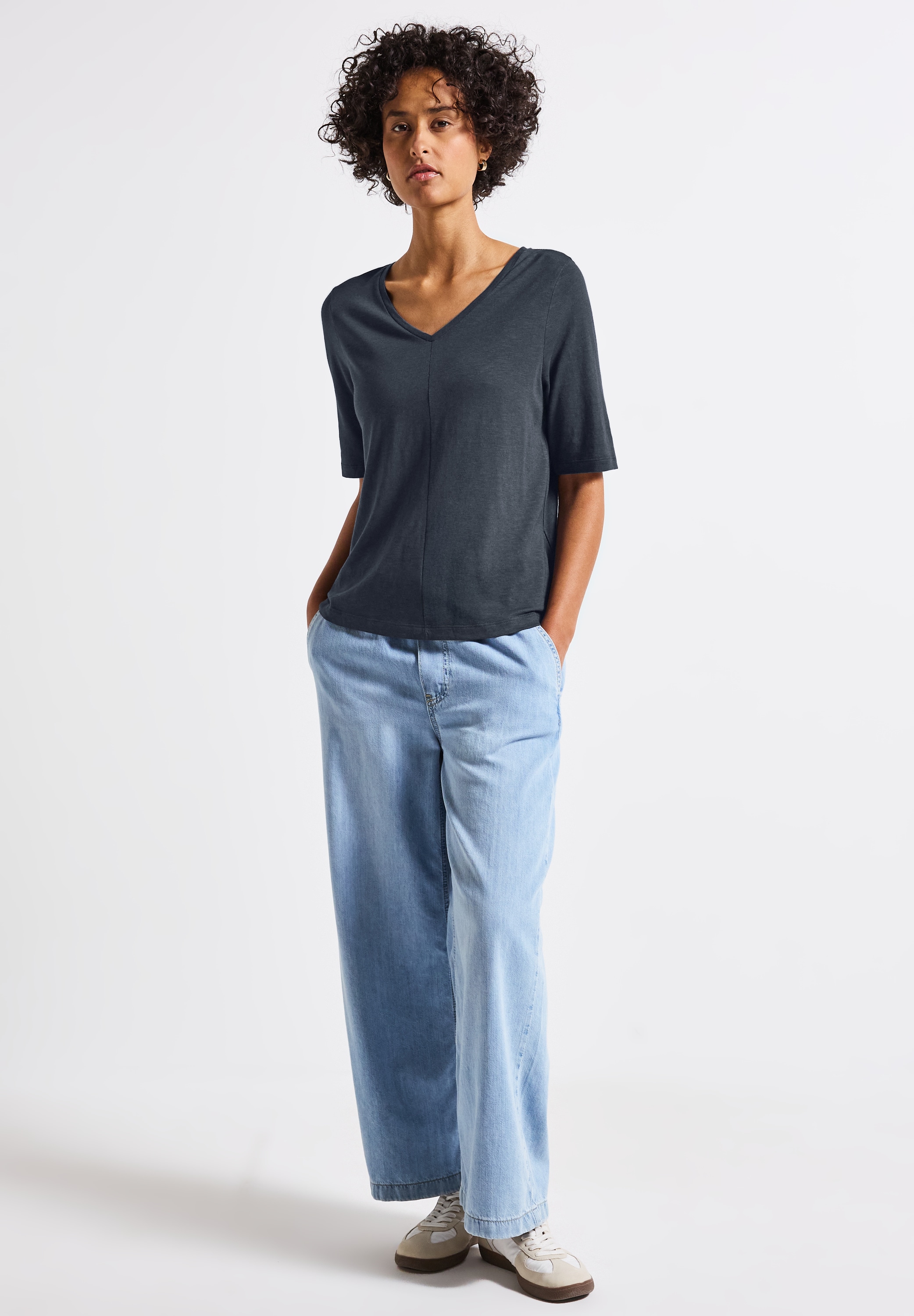 STREET ONE T-Shirt, im soften Baumwoll-Mix