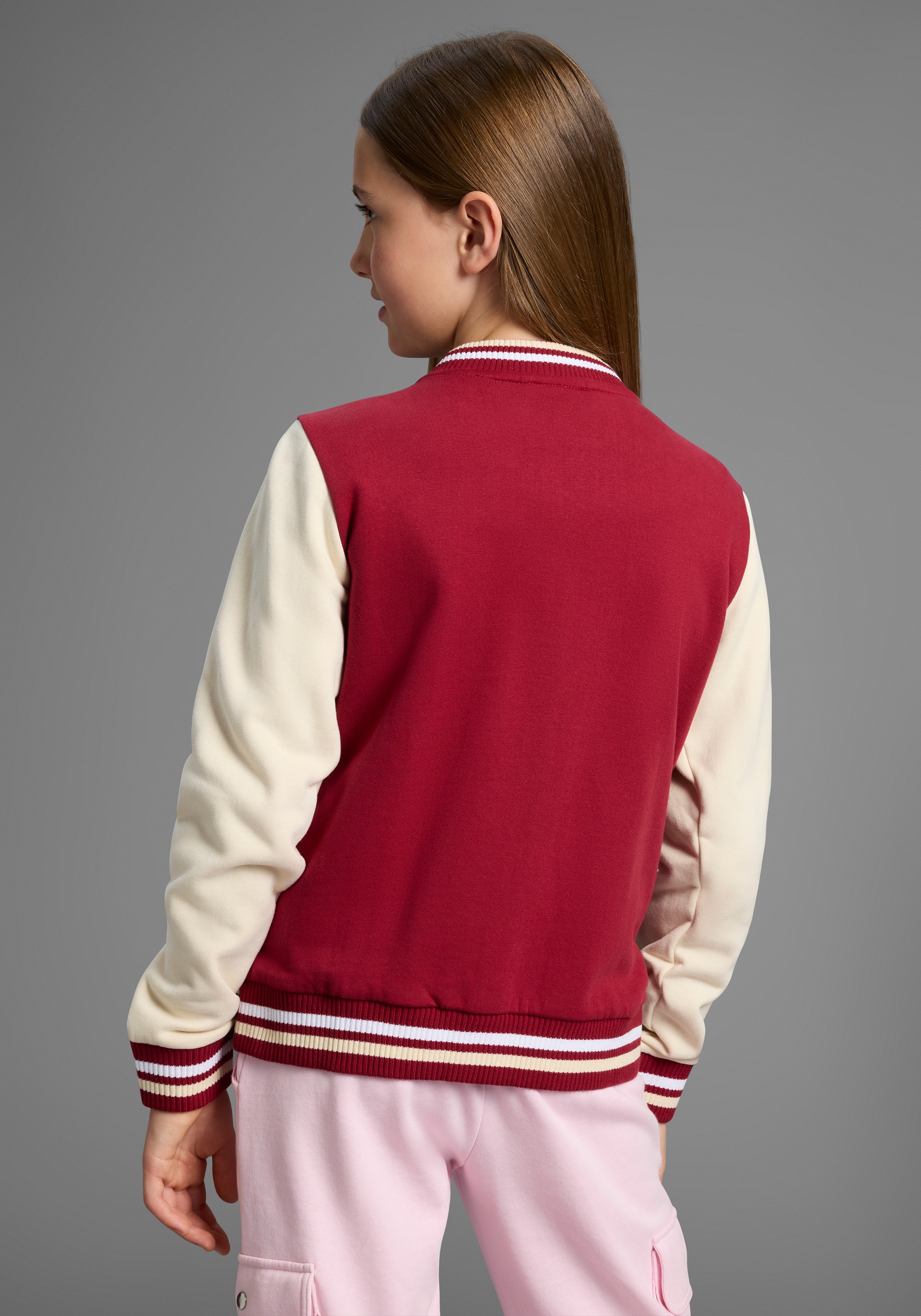 KangaROOS Sweatjacke »College-Jacke«, mit Kragen