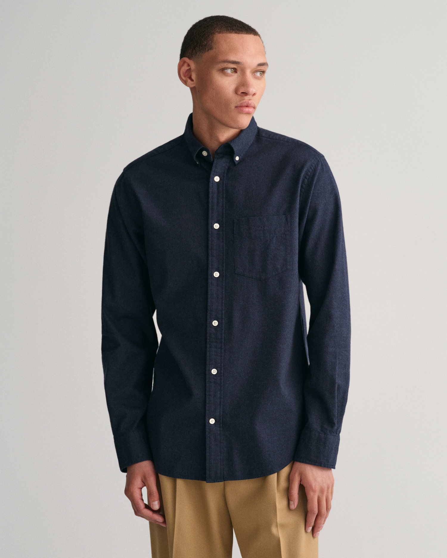 Gant Langarmhemd "REG FLANNEL MELANGE SHIRT"