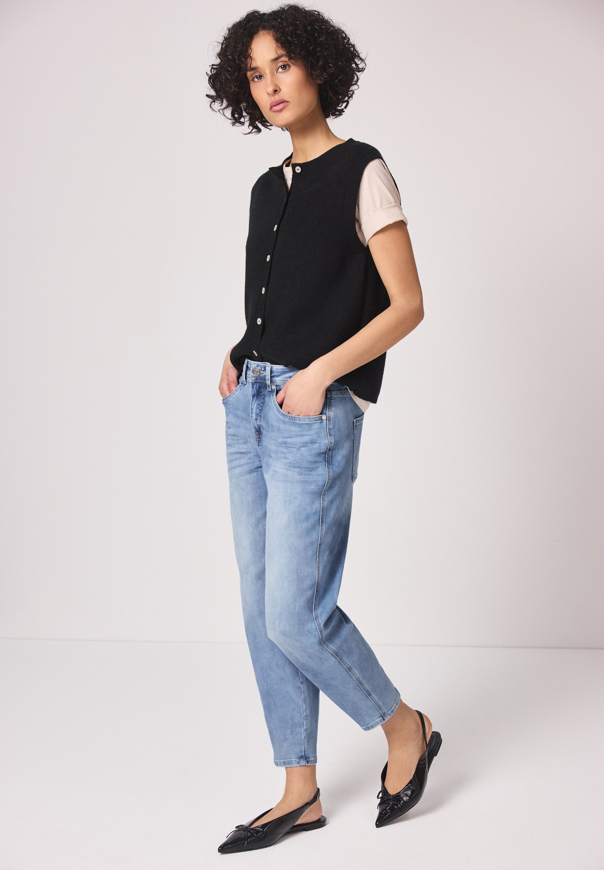 STREET ONE Loose-fit-Jeans 5-Pocket-Style