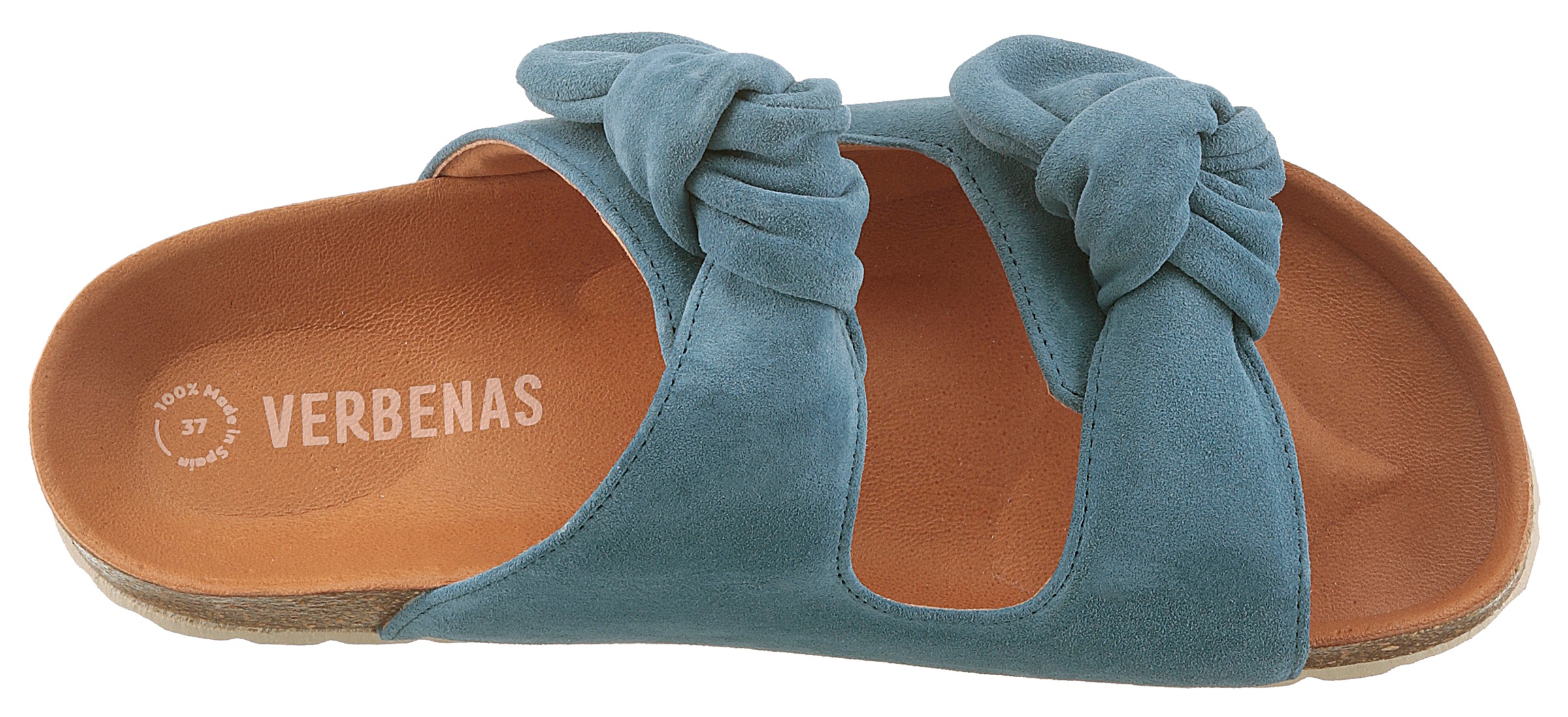 VERBENAS Pantolette »Rain«, Sommerschuh, Schlappen, Strandschuh, Hausschuh mit Softfußbett