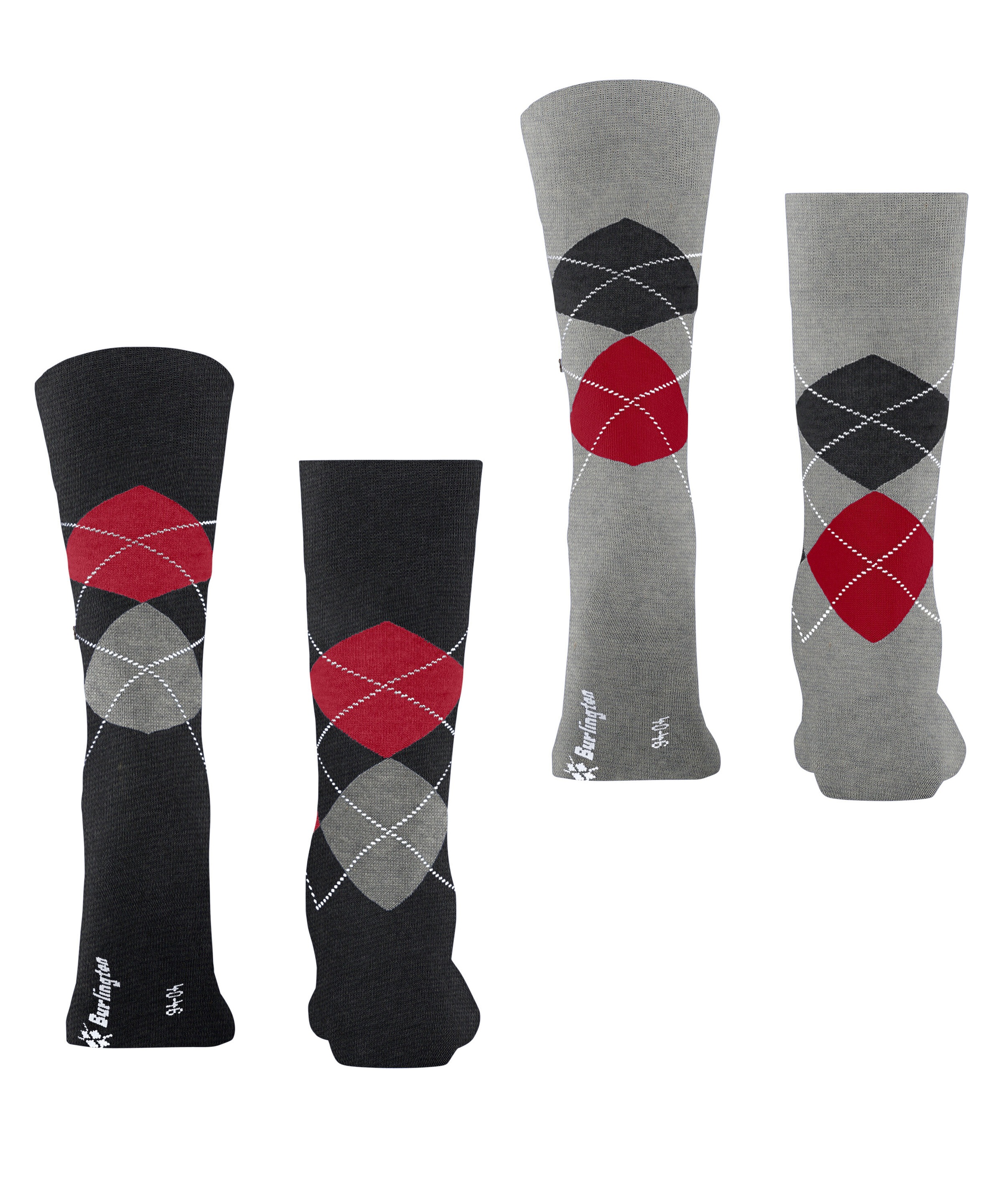 Thumbnail - Burlington Socken "Everyday Argyle" 3er Pack, atmungsaktiv