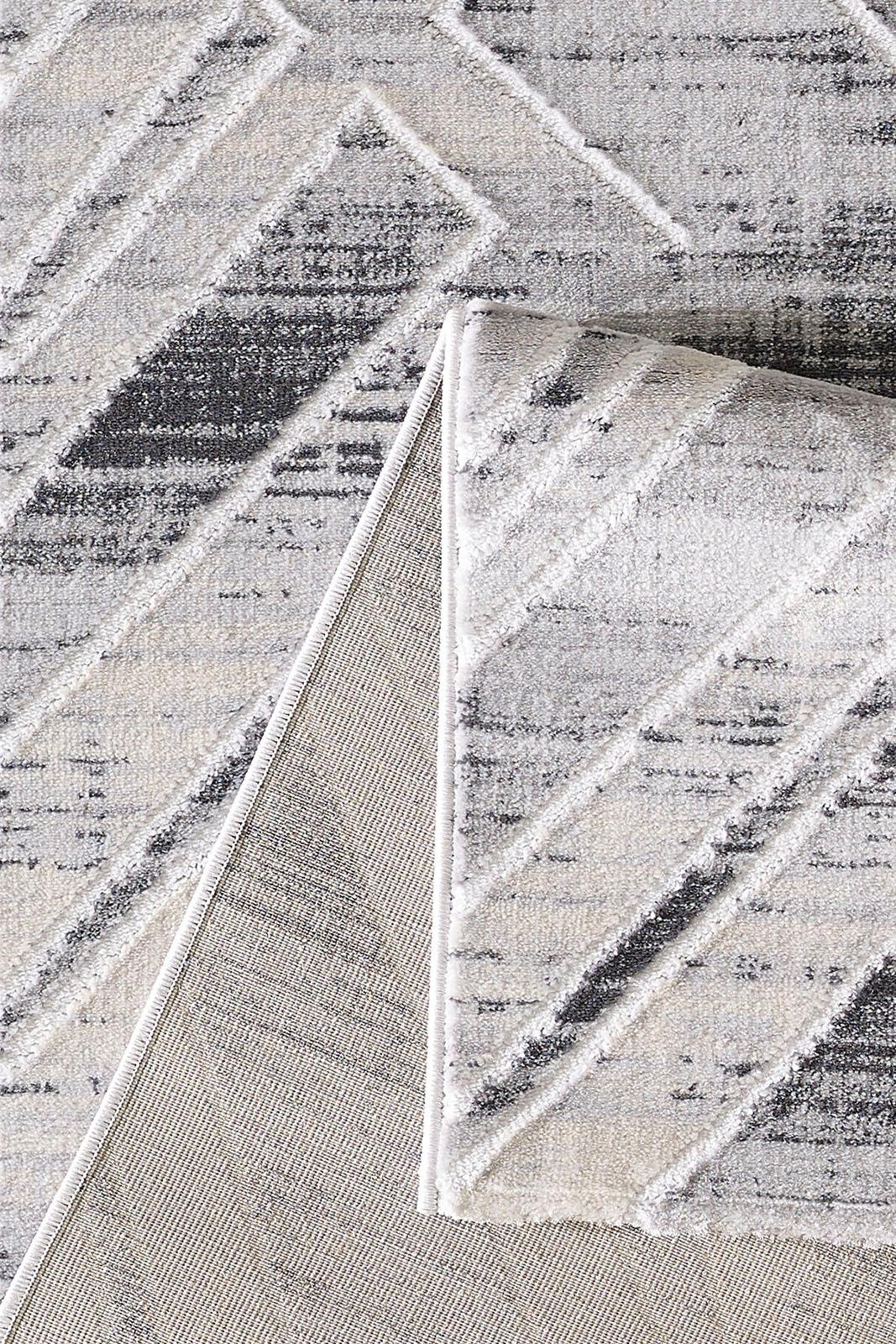 Teppich SANAT "Harmony 3209" Gr. 3, grau (hellgrau), B:120cm H:12mm L:160cm, Kunstfaser, Teppiche, Teppich, Wohnzimmer, Kurzflor, modern, Schlafzimmer 3