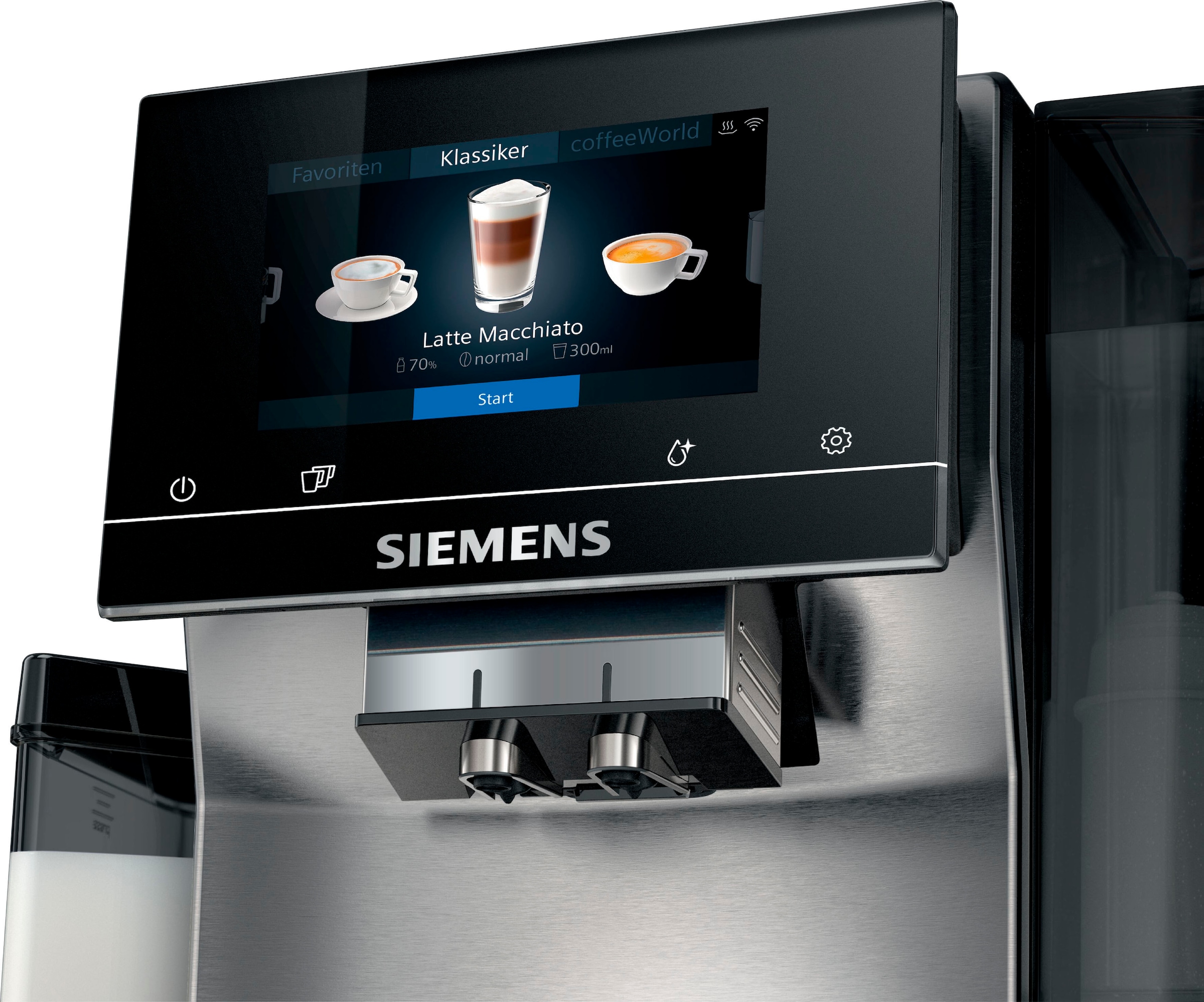 »EQ.700 bis SIEMENS TQ707D03«, 30 BAUR Full-Touch-Display, Kaffee-Favoriten Kaffeevollautomat zu | integral - individuelle