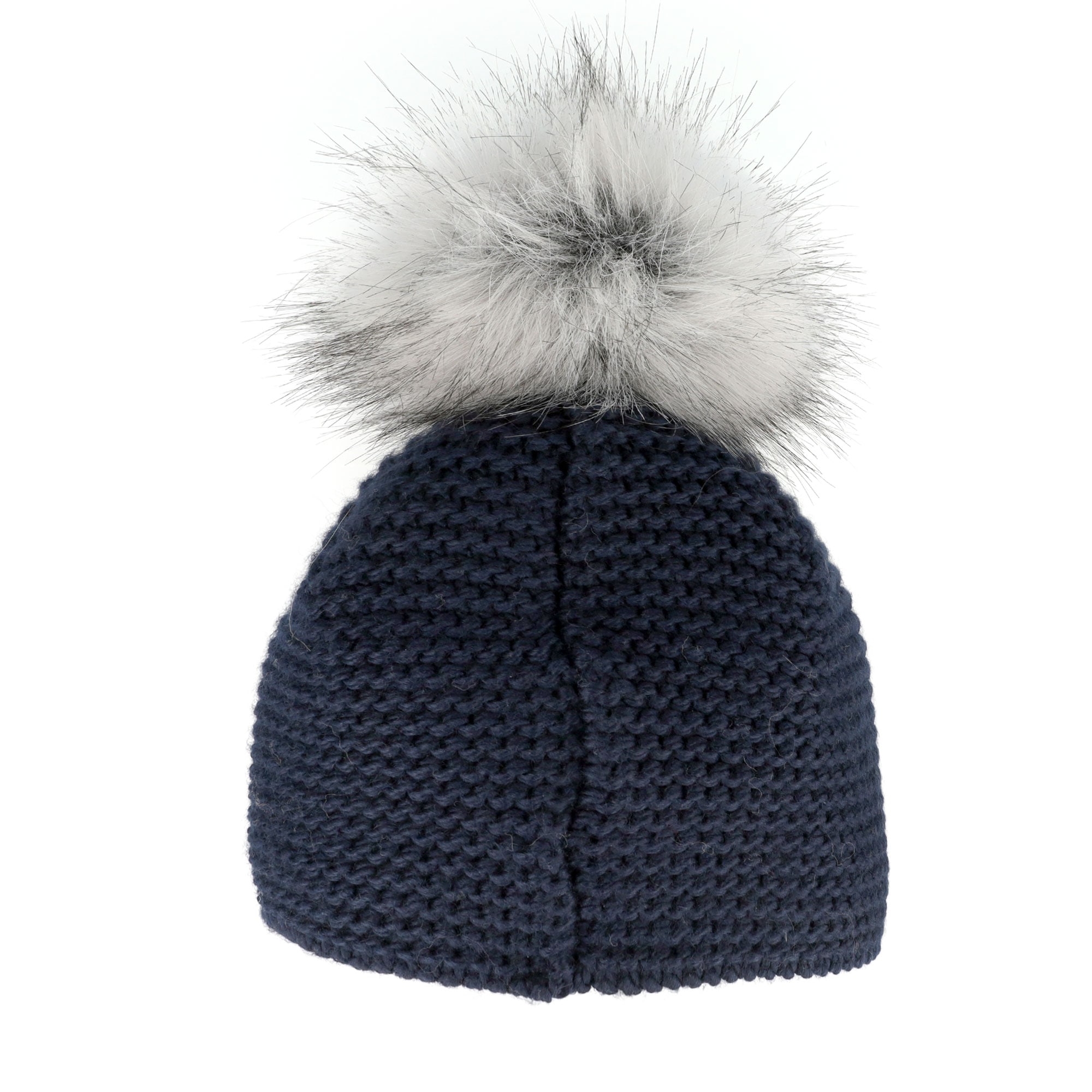 CAPO Bommelmütze Grobstrick, unifarben, gefüttert