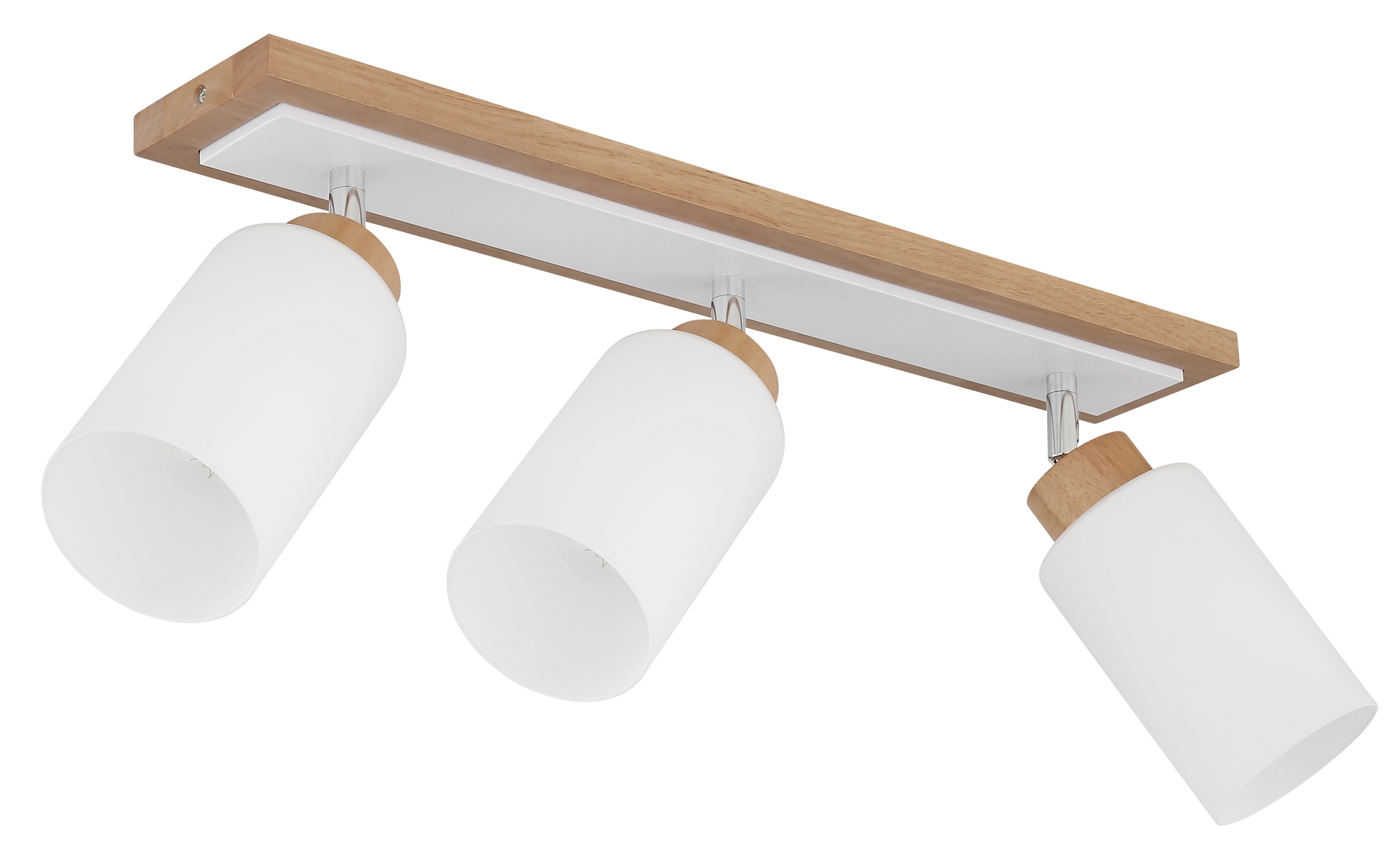 GLOBO LIGHTING Deckenstrahler »ROWENA« E27 1 Stk. Flexibler Strahler, drehbar, Holz & Metall, klassisch modern