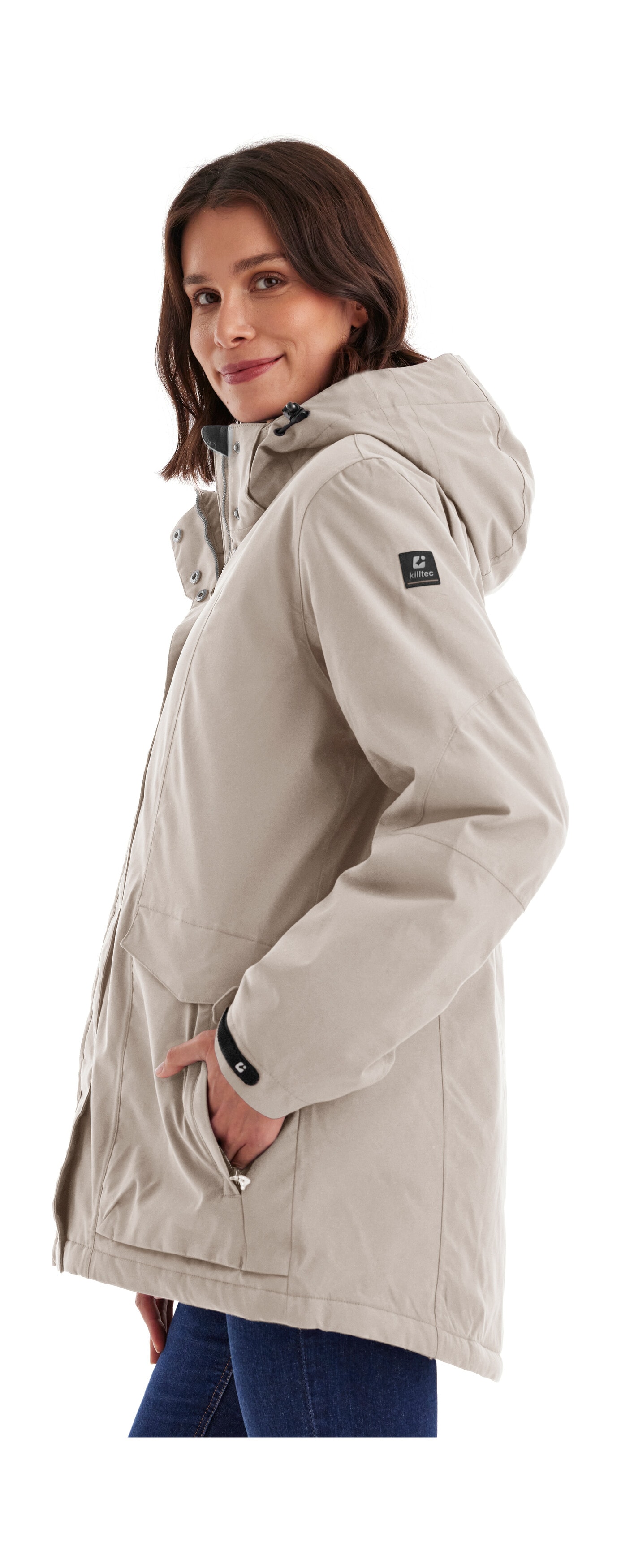 Thumbnail - Killtec Funktionsjacke "Damen Jacke", Wasserdichte, atmungsaktive Damenjacke mit abnehmbarer Kapuze