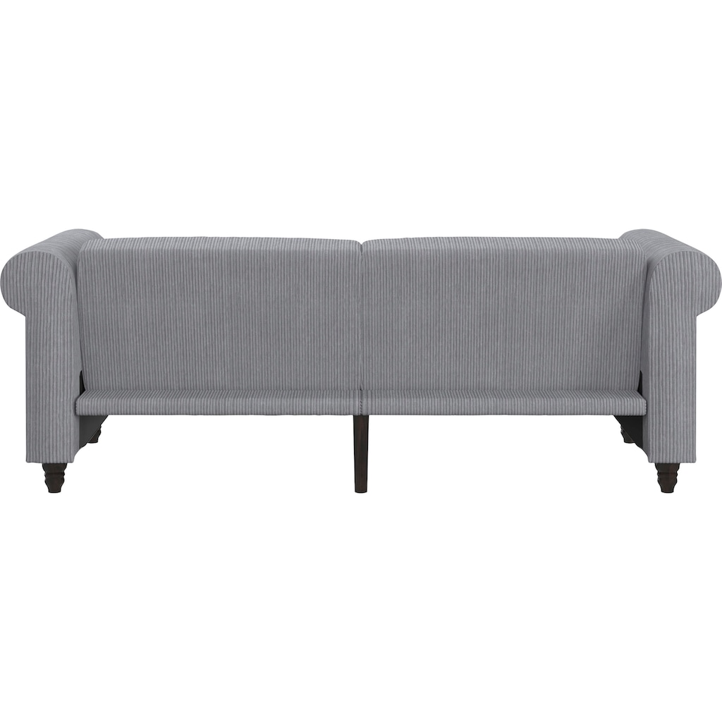 Dorel Home 3-Sitzer »Felix II, Schlafsofa 236cm, (Liegefläche 108x190cm), Rückenlehne«