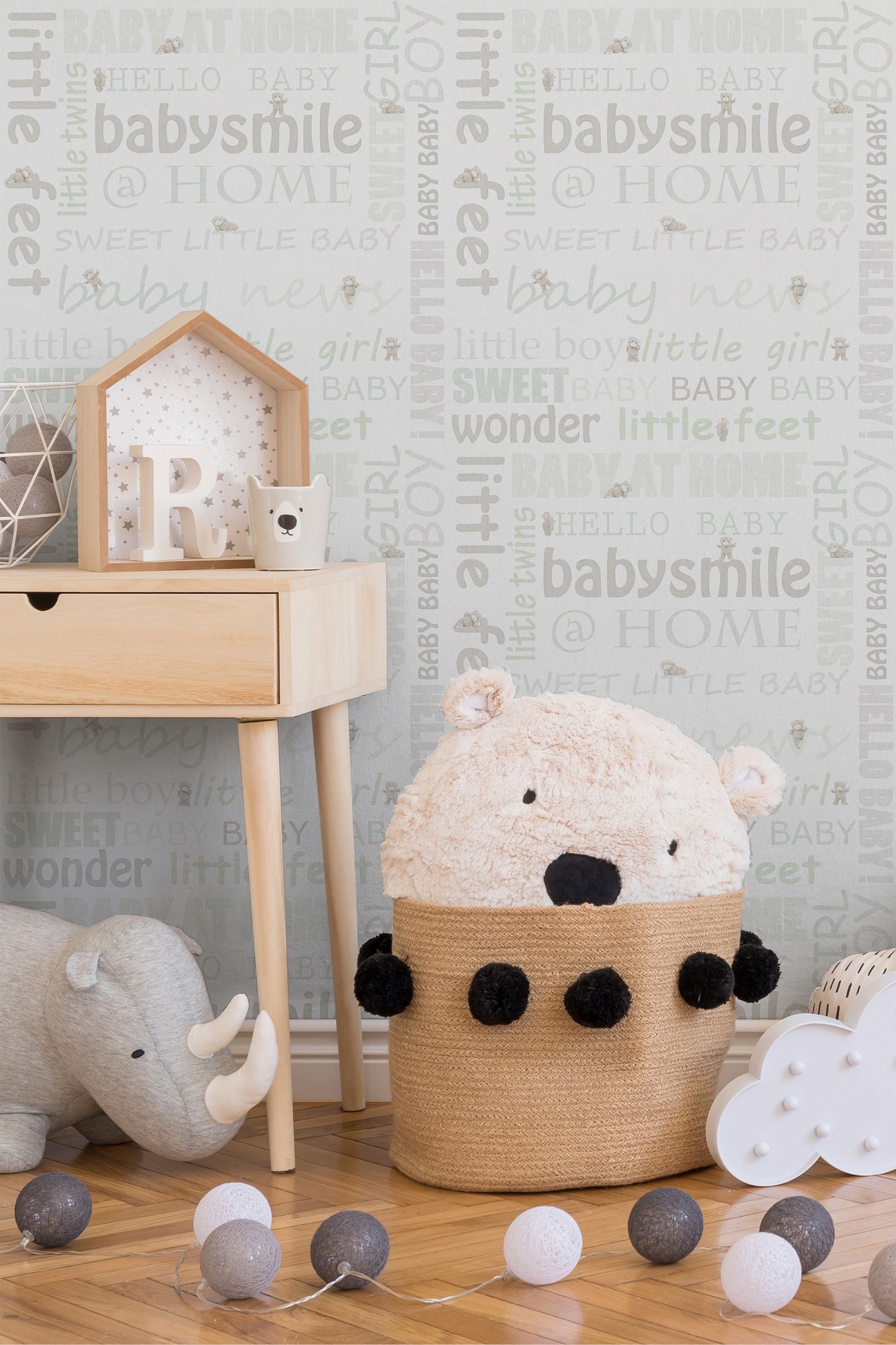 living walls Vliestapete »Little Stars«, Strukturmuster-gemustert-Motiv, Tapete Kinder Metallic Tapeten Kinderzimmer Schlafzimmer Design Optik