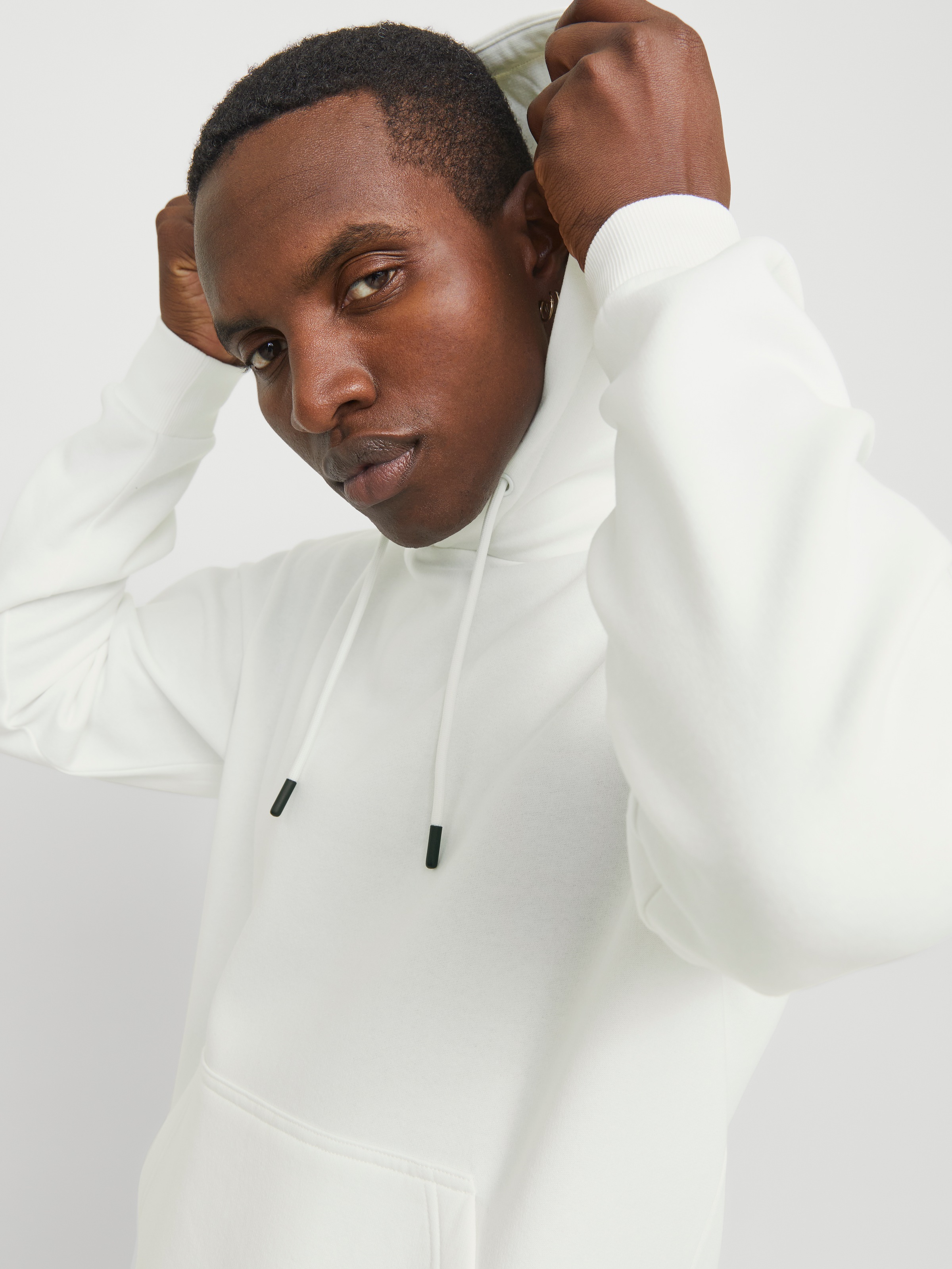 Jack & Jones Kapuzensweatshirt "JJEBRADLEY SWEAT HOOD NOOS", Materialmix, r günstig online kaufen