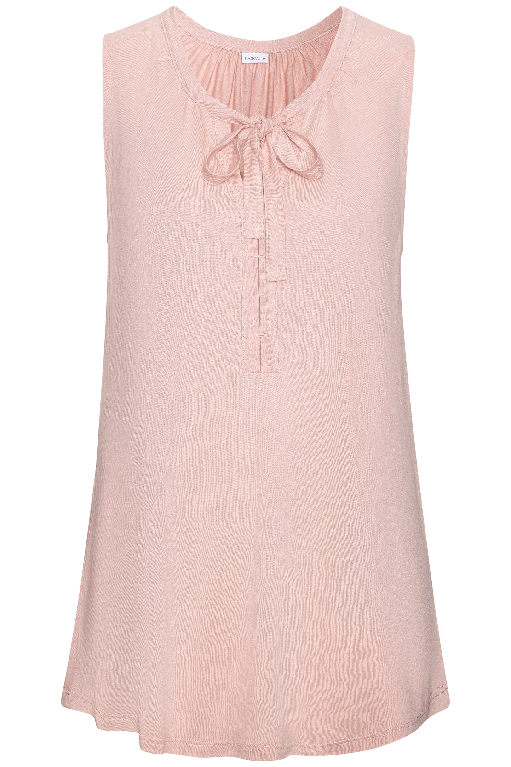 LASCANA Tanktop, mit Bändern am Ausschnitt, elegantes Blusentop