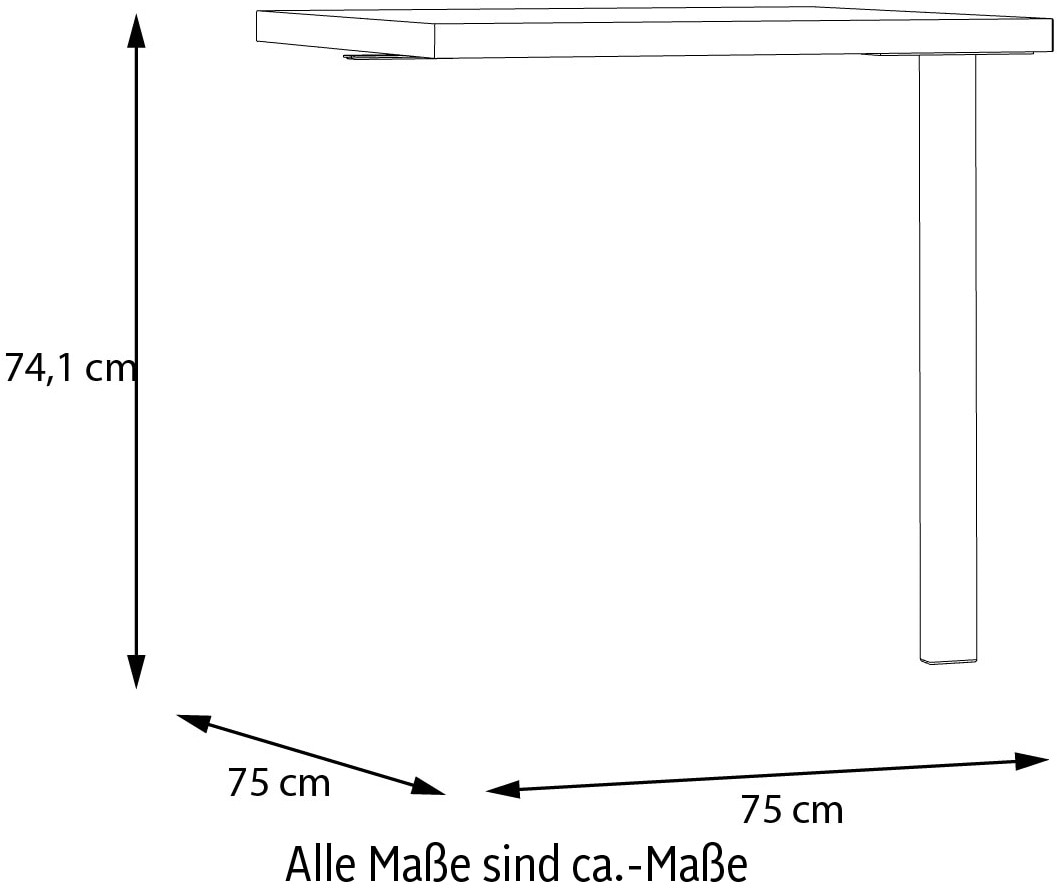 FORTE Ansteckplatte »Keflav«, Breite 75 cm