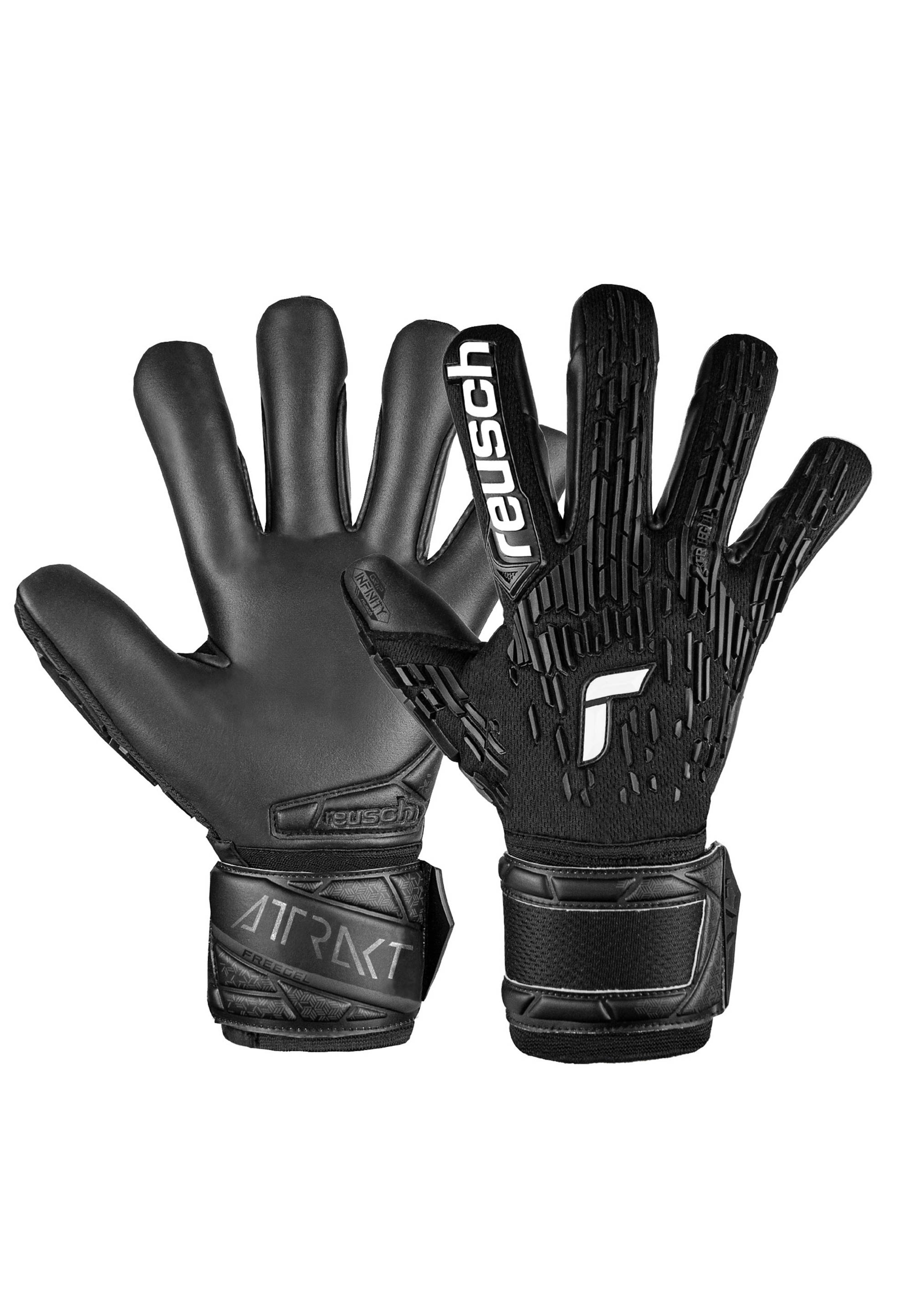 Reusch Torwarthandschuhe "Attrakt Freegel Infinity Finger Support" mit Evolution Negative Cut