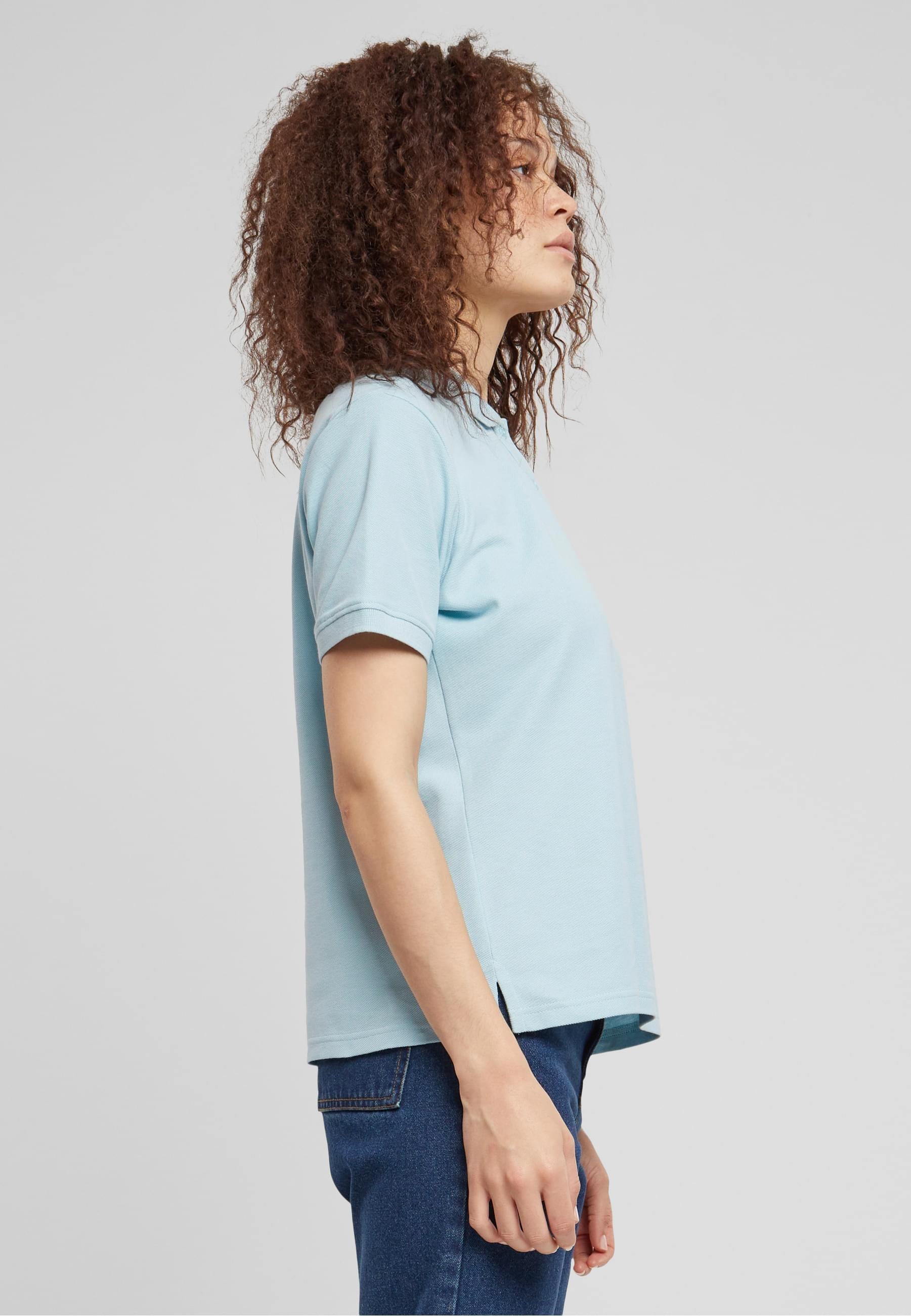 URBAN CLASSICS Poloshirt »Urban Classics Ladies Polo Shirt«, (1 tlg.)