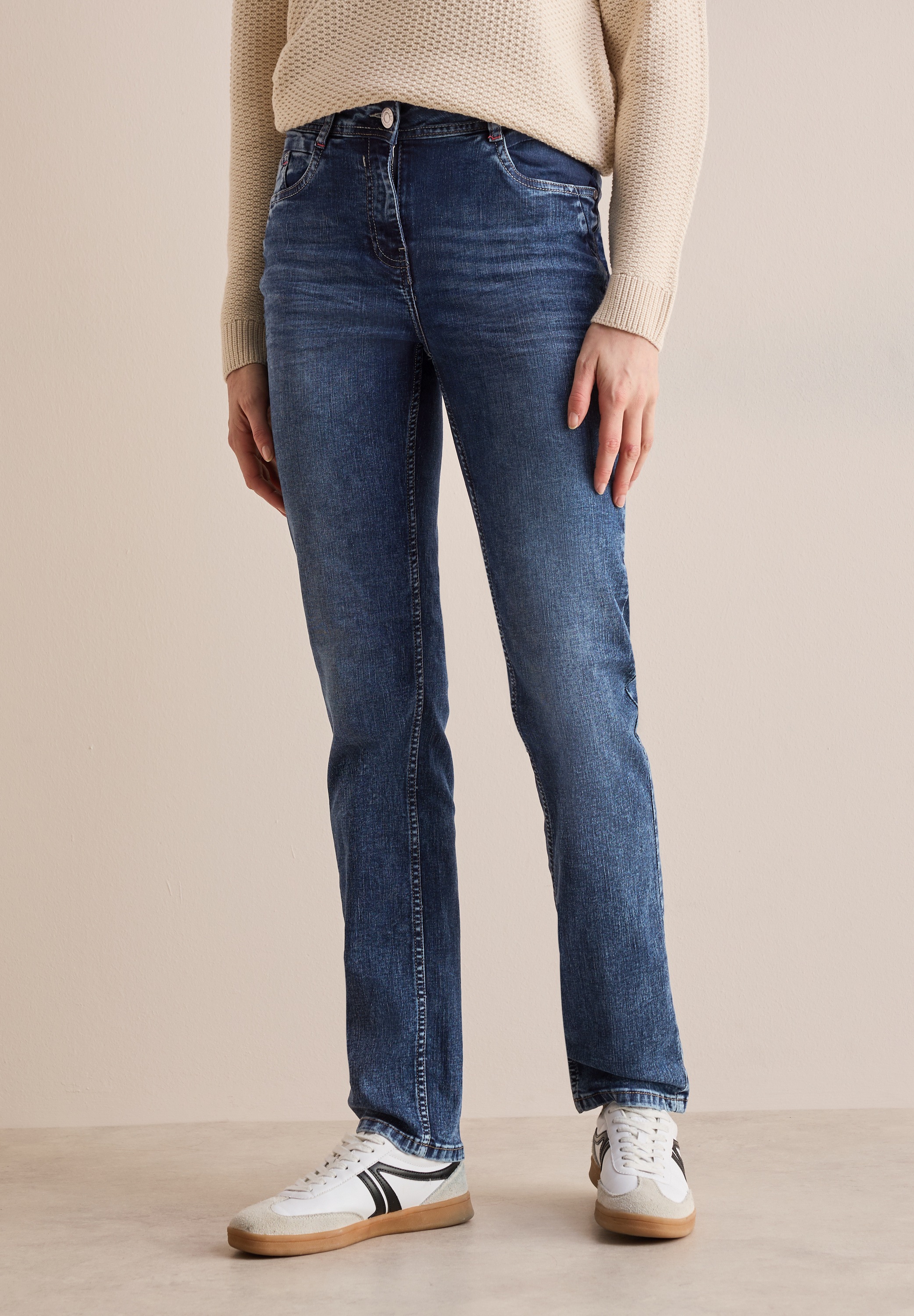 Cecil Straight-Jeans, mit Stretchanteil