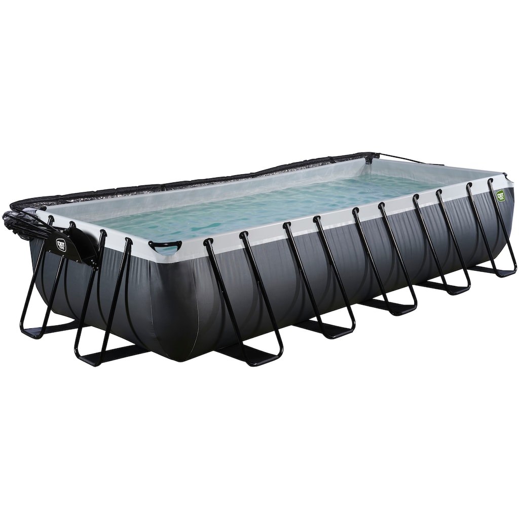 EXIT Framepool »Black Leather Pool 540x250x100cm«