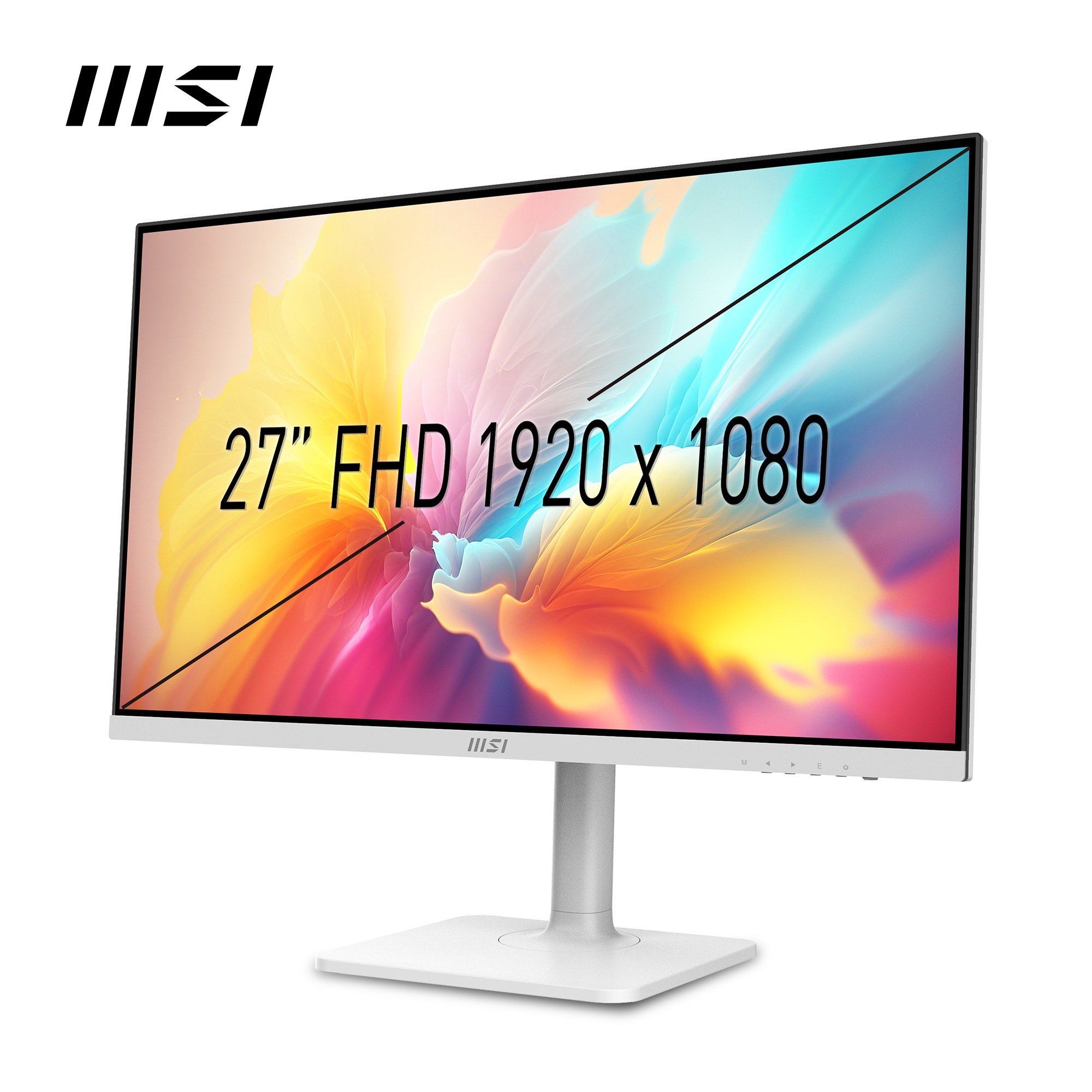 MSI LED-Monitor »Modern MD2712PW«, 69 cm/27 Zoll, 1920 x 1080 px, Full HD, 1 ms Reaktionszeit, 100 Hz, höhenverstellbar, 3 Jahre Herstellergarantie, USB-C