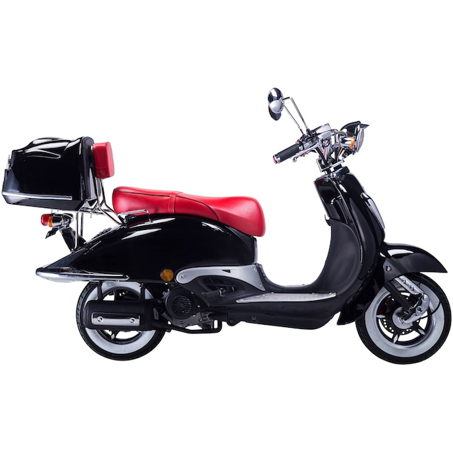 GT UNION Motorroller »Strada«, 50 cm³, 45 km/h, Euro 5, 3 PS, (Set), mit  Topcase auf Rechnung | BAUR