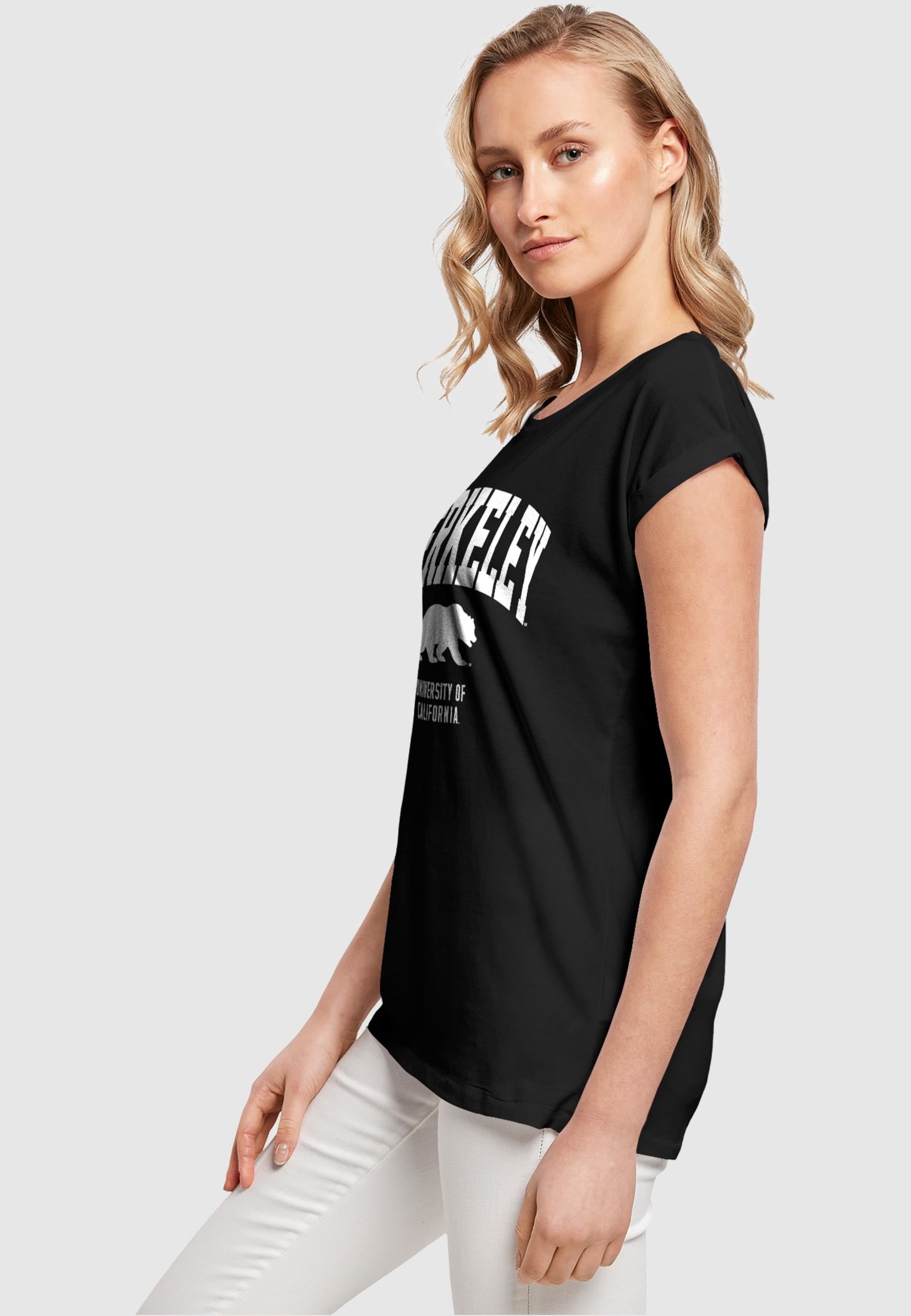 Merchcode T-Shirt »Merchcode Damen Ladies Berkeley University - Bear T-Shirt«, (1 tlg.)