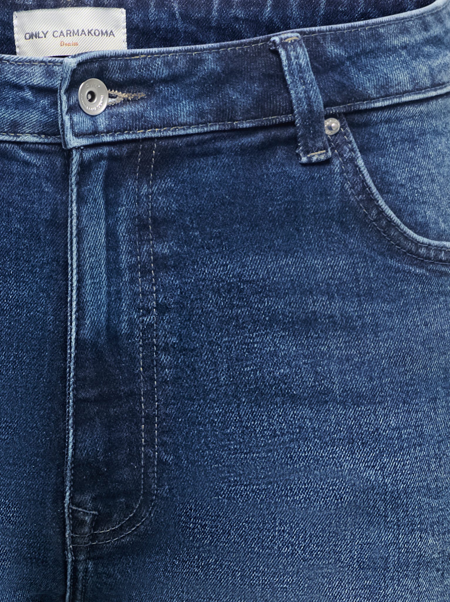 ONLY CARMAKOMA Straight-Jeans »CAREMILY STRETCH HW ST ANK DNM TAI440« Baumwollmischung, High Waist