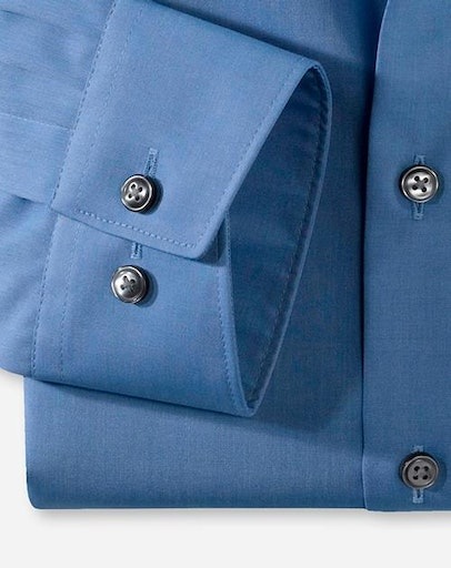 OLYMP Luxor Businesshemd Blau 43 5