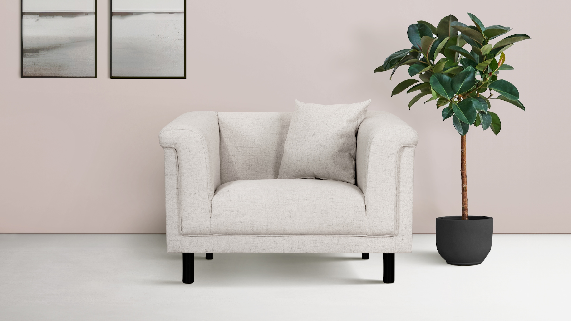 INOSIGN Sessel »AGNIA B/T/H: 100/85/71 cm« inc...