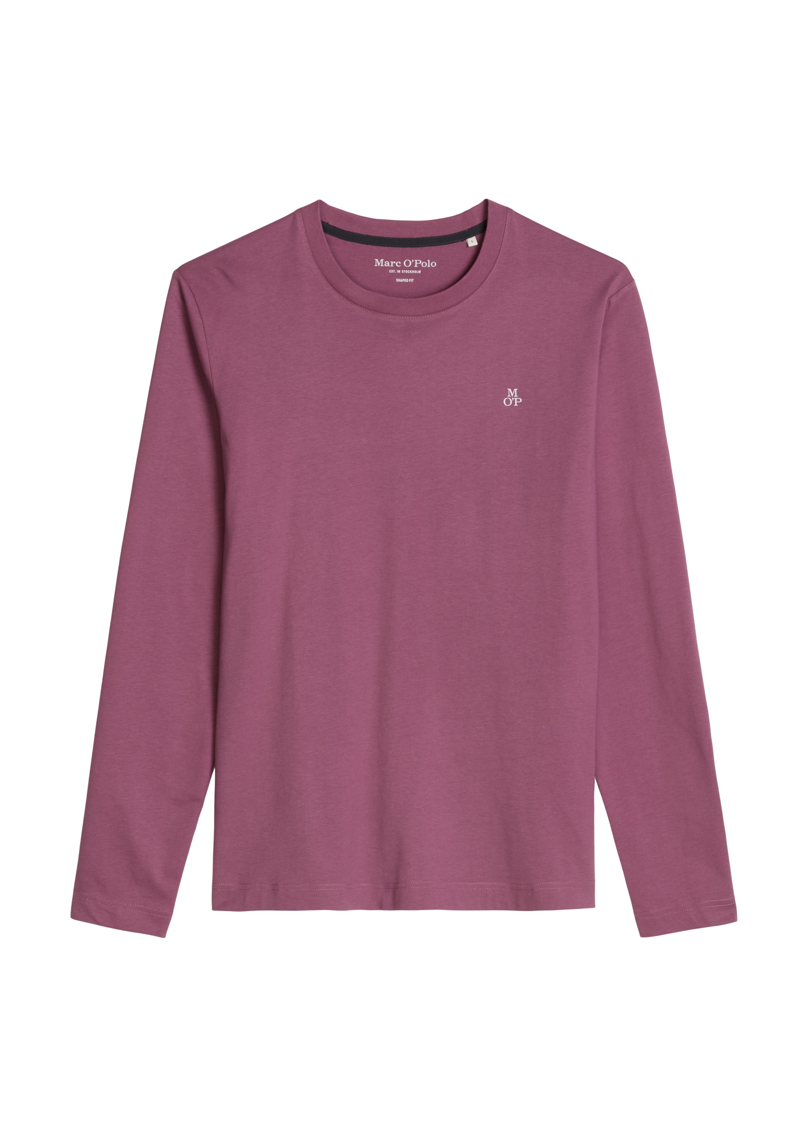 Marc OPolo Longsleeve shaped aus reiner Bio-Baumwolle