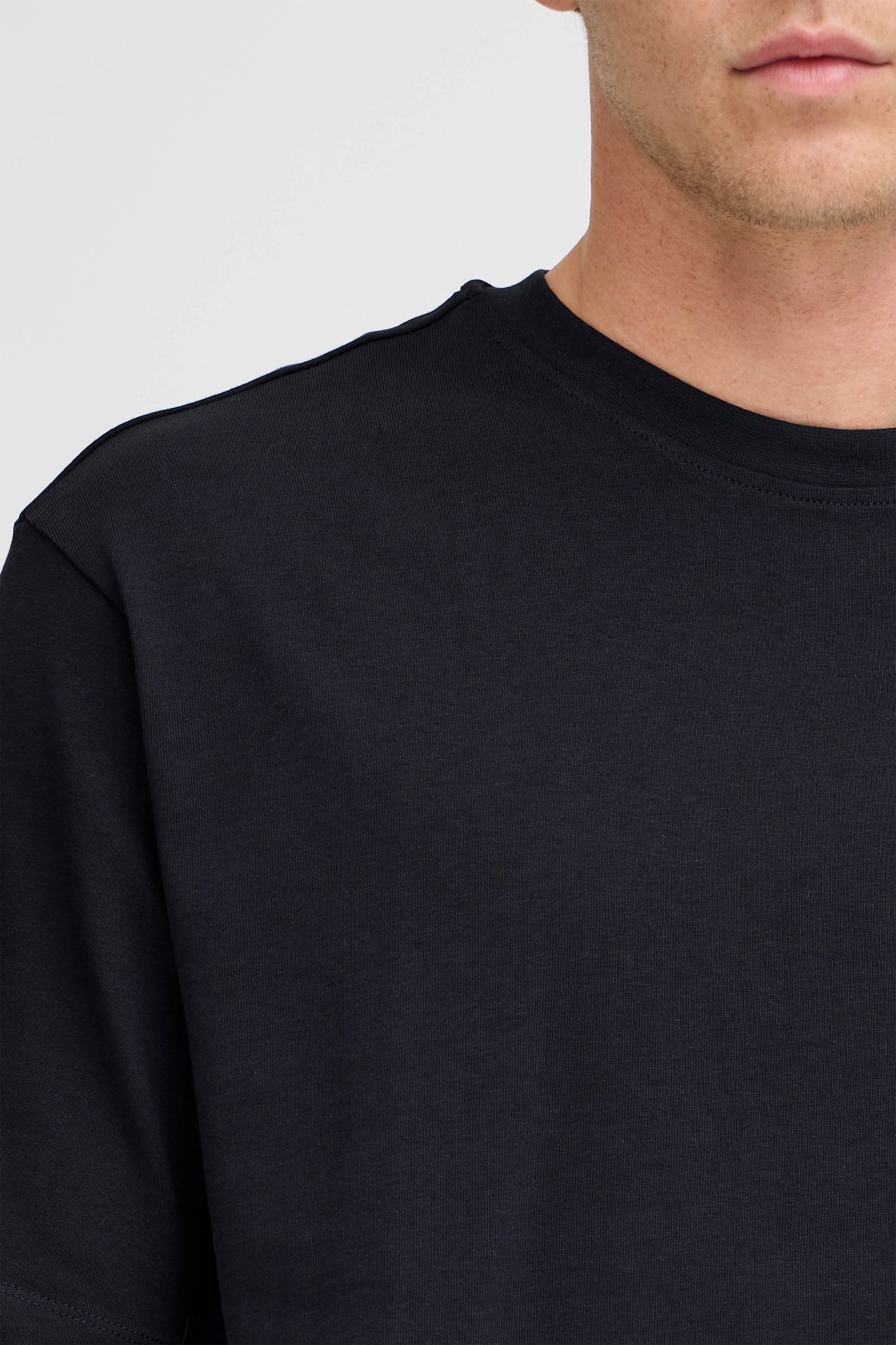 Blend Rundhalsshirt »BHFisher« Oversized T-Shirt mit Rundhalsausschnitt