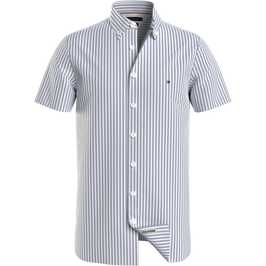 Tommy Hilfiger Kurzarmhemd »W-CO/LI CLASSIC STP RF SHIRT«