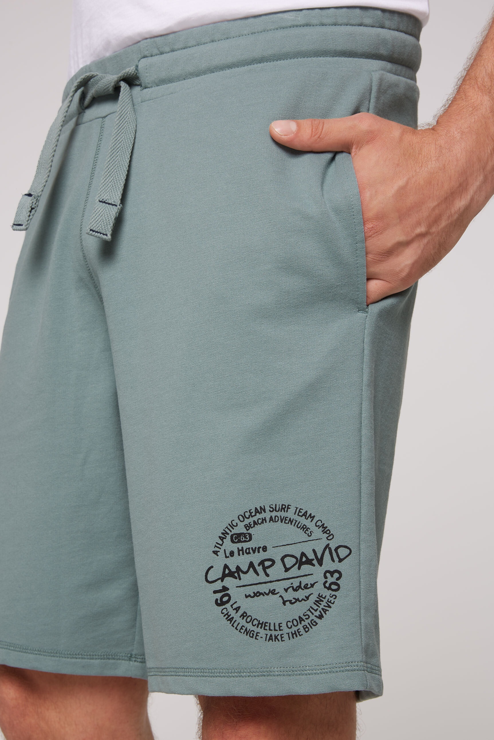 CAMP DAVID Sweatshorts, mit Elastikbund