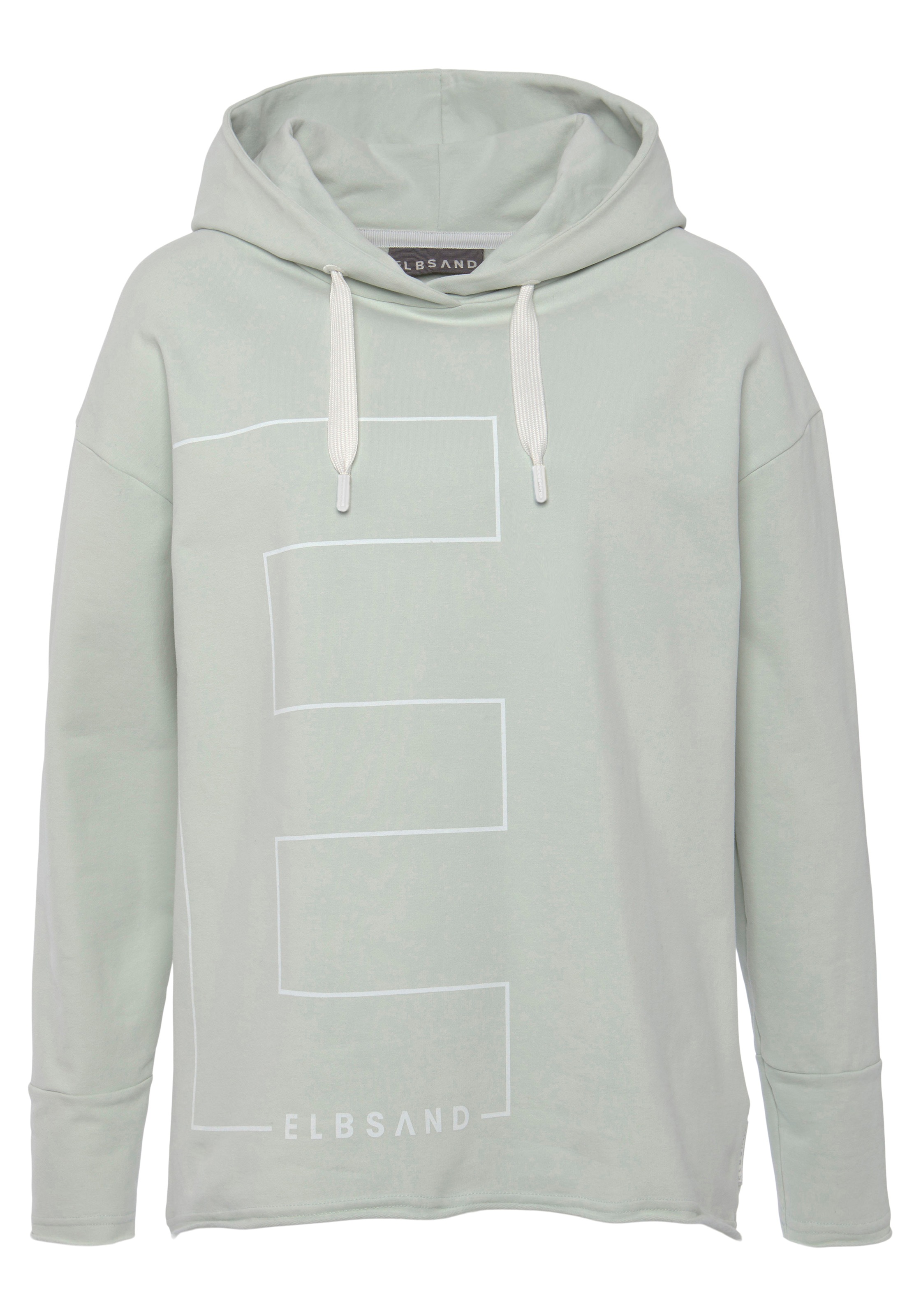 Elbsand Kapuzensweatshirt "Dea", Hoodie mit Logodruck vorne günstig online kaufen
