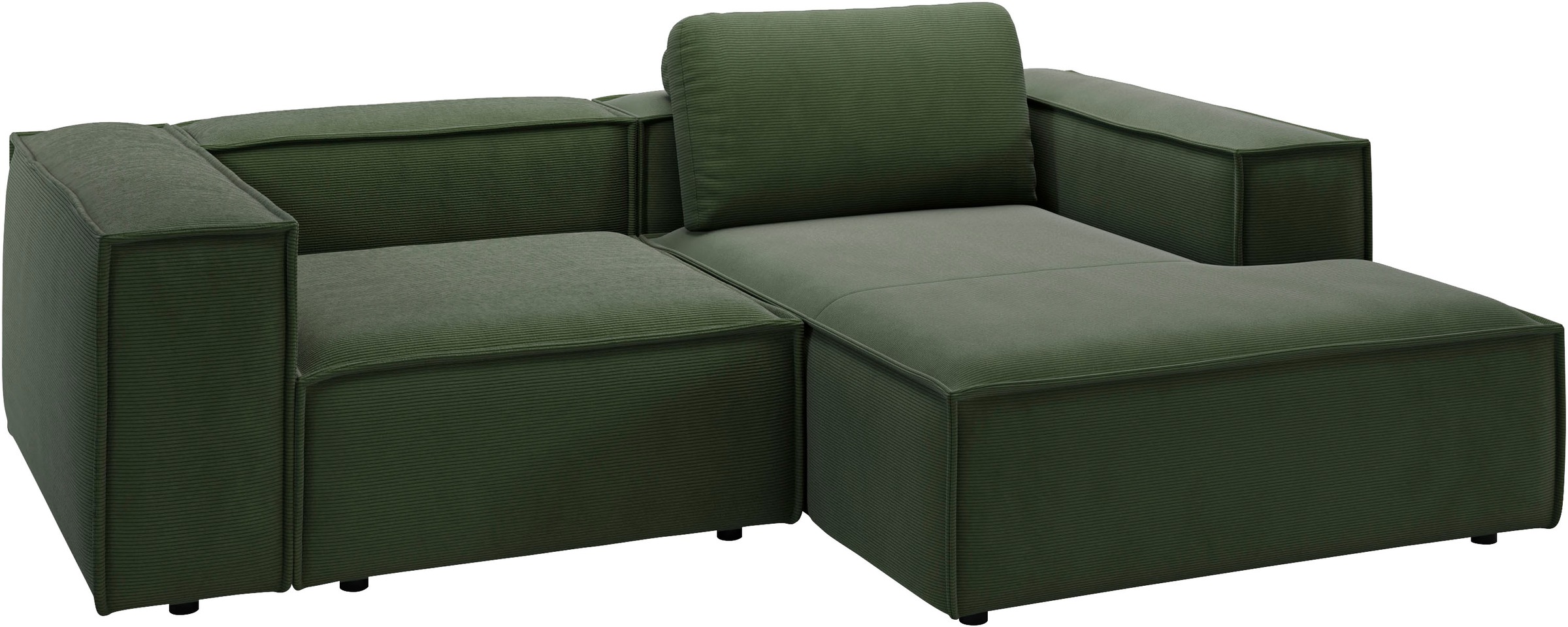 Places of Style Ecksofa "Watertown, kompakte L-Form, 246 cm breite für klei günstig online kaufen