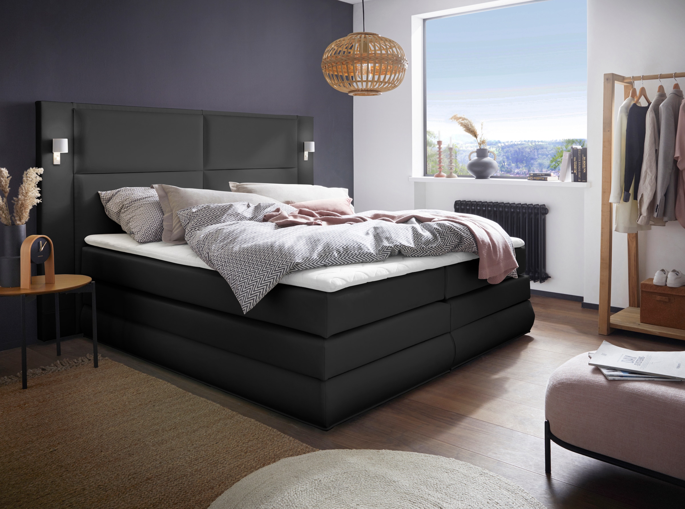 COLLECTION AB Boxspringbett Copenhagen, inklusive Bettkasten und Topper, wa günstig online kaufen