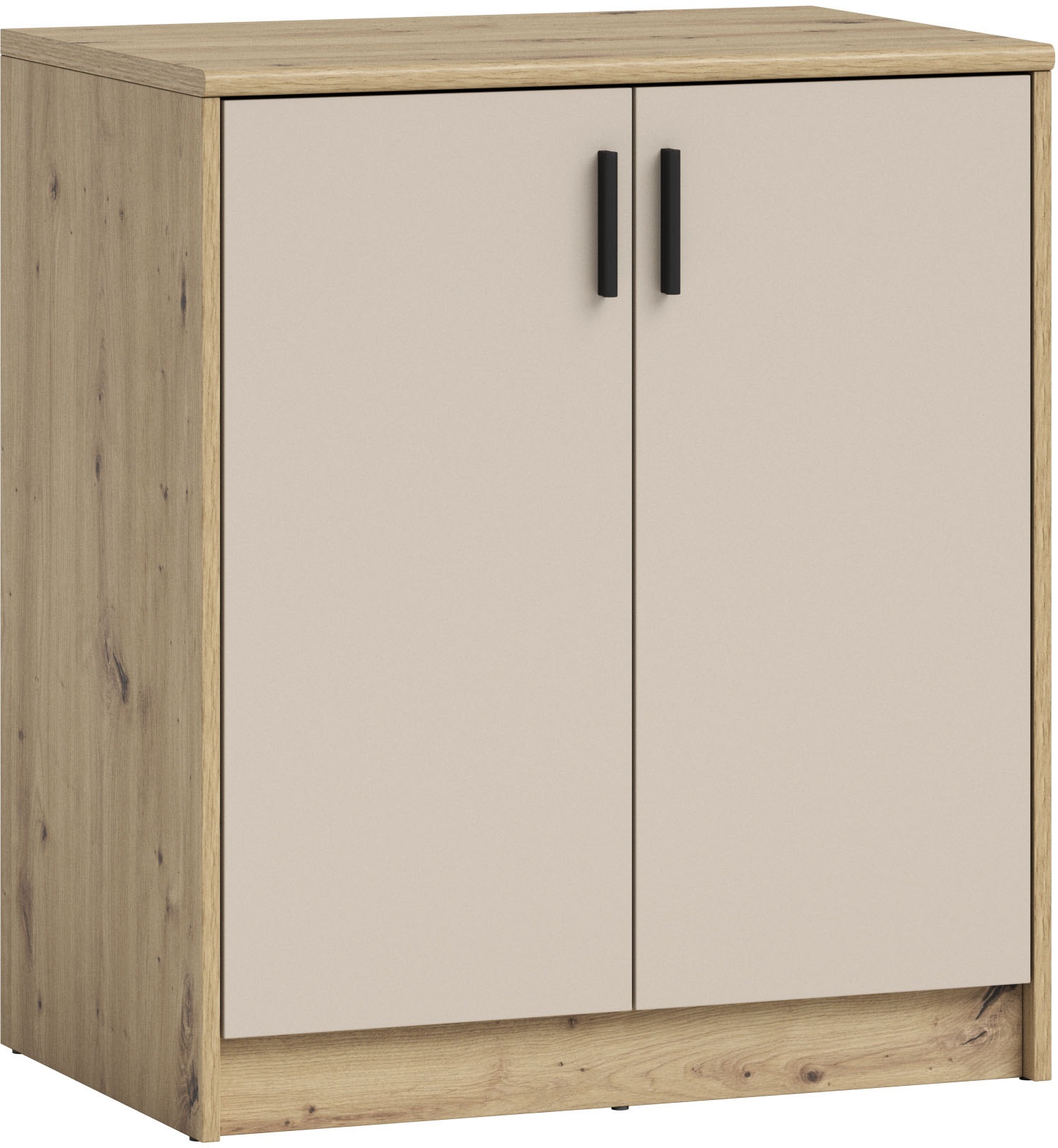 HBZ Sideboard »Nelly Kommode, BxHxT 74x86x50cm«, (1 St.), Breite 74cm, Einlegeböden verstellbar, foliert