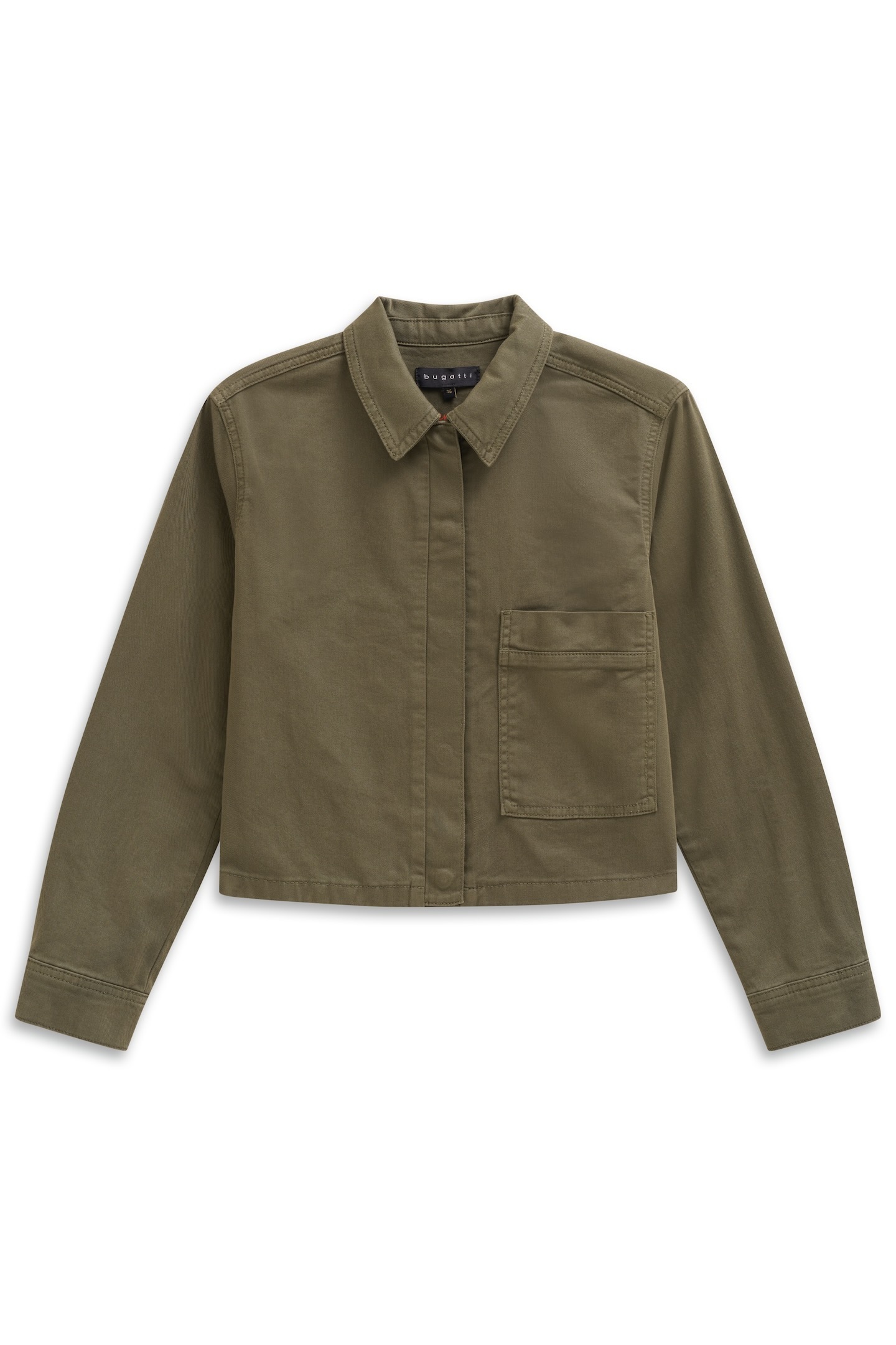 Thumbnail - bugatti Jeansjacke "Hemdkragen" mit verdeckter Knopfleiste