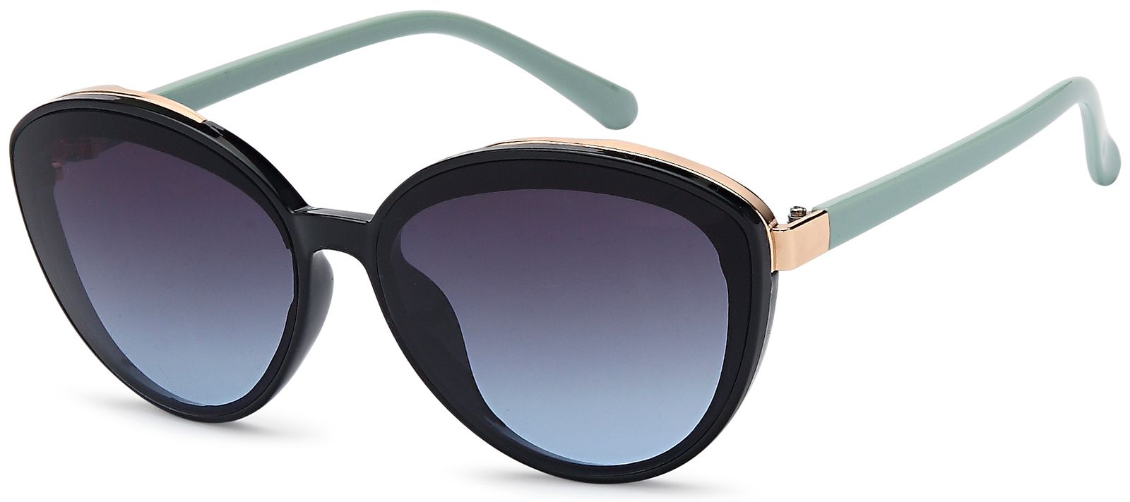 styleBREAKER Sonnenbrille "Ovale Sonnenbrille - filigraner Kunststoff Rahmen" 1 Stk.