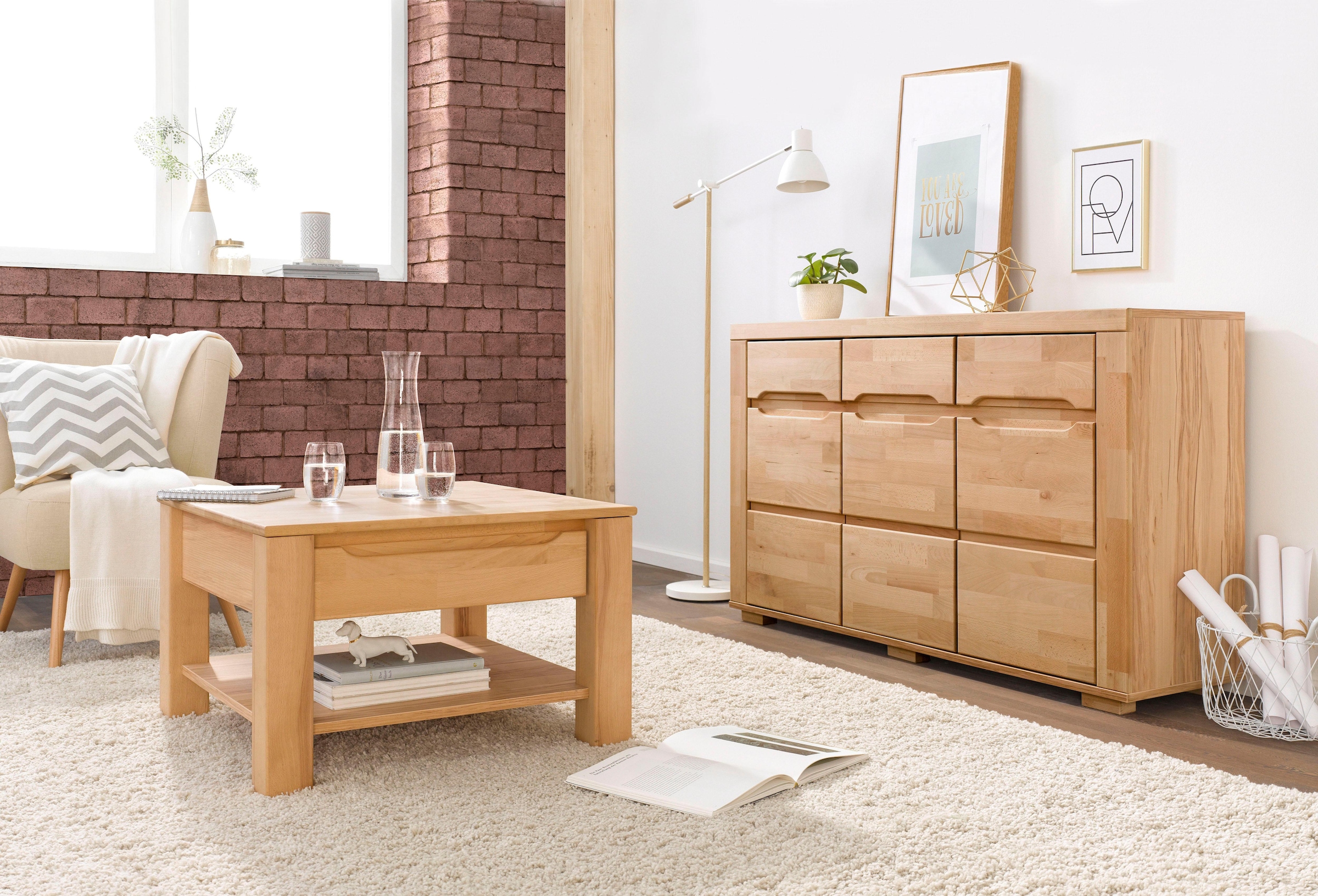 Woltra Sideboard »Denis«, Breite 140 cm