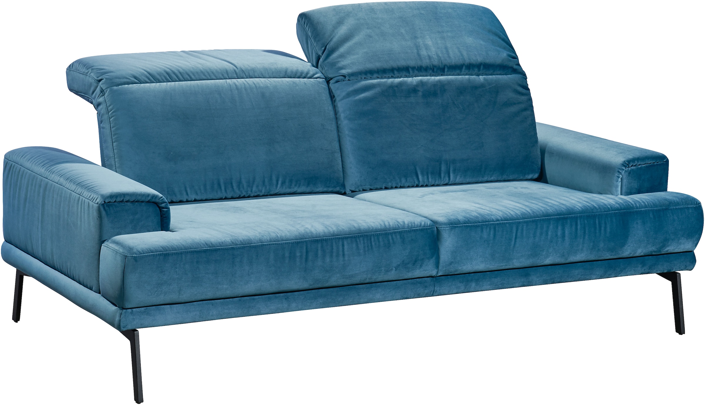 Musterring 2-Sitzer »MR 4580«, inkl. Kopf- und Sitztiefenverstellung, Fuß schwarz, B198 x T103 cm
