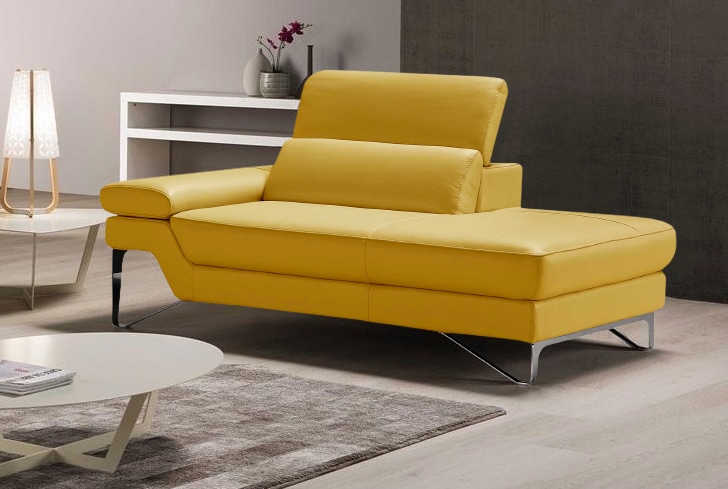 Egoitaliano Ottomane "Princess, elegantes Designsofa mit erstklassigem Sitzkomfort,", inkl. verstellbarem Kopfteil und e