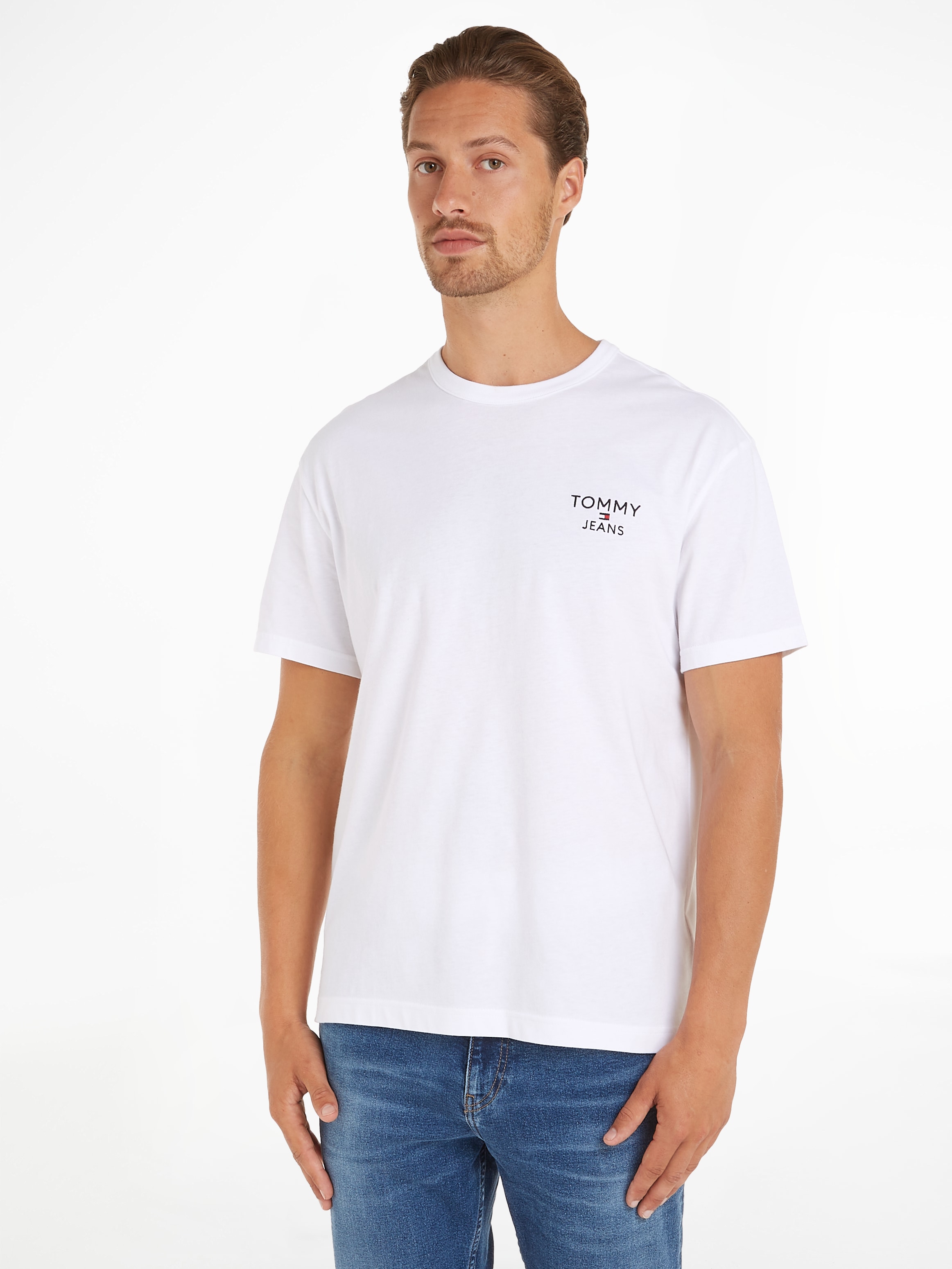 Tommy Jeans T-Shirt "TJM REG CORP TEE EXT", mit Tommy Jeans Stickerei günstig online kaufen