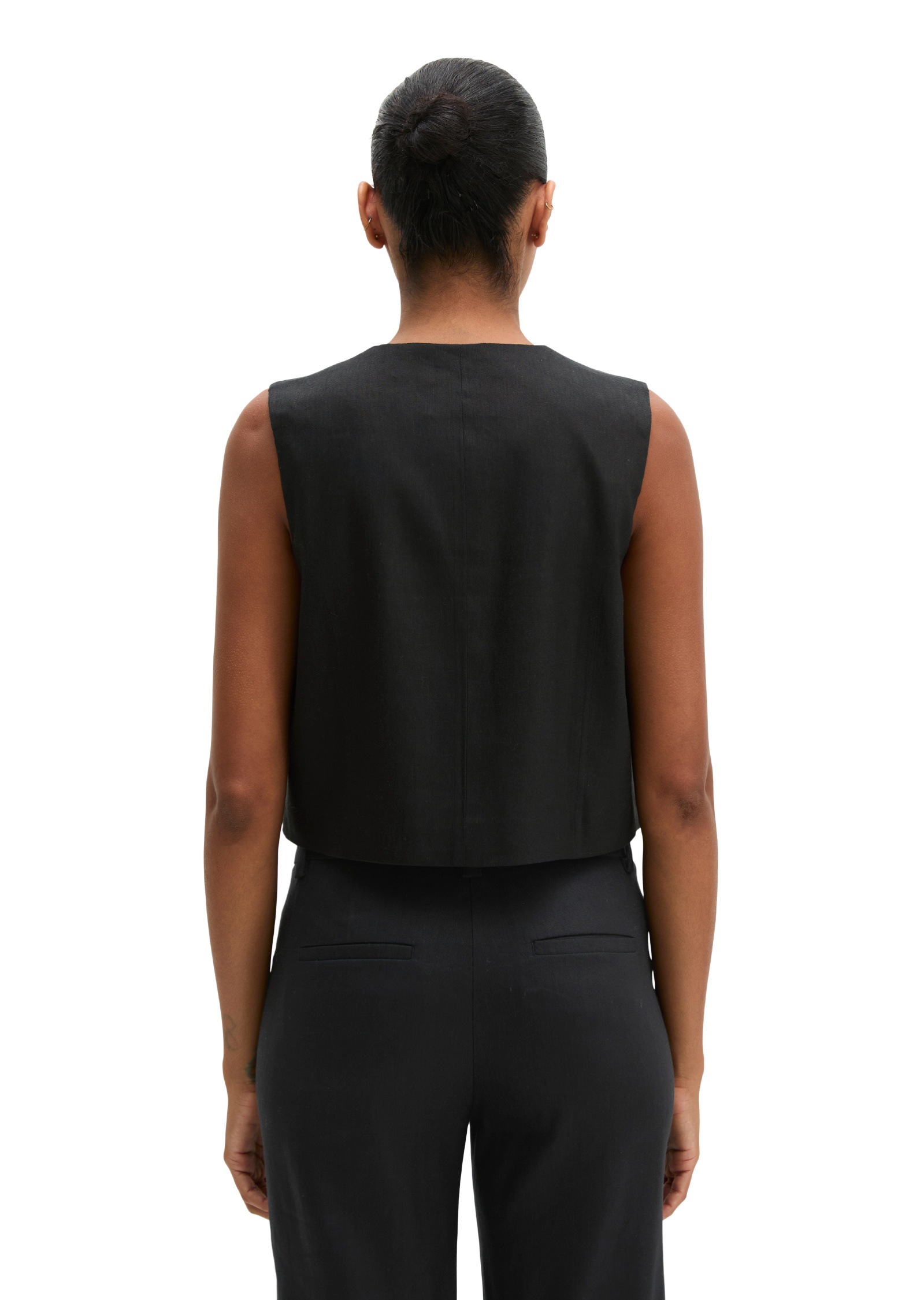 Marc O'Polo Anzugweste »aus Viskose-Leinen-Stretch«