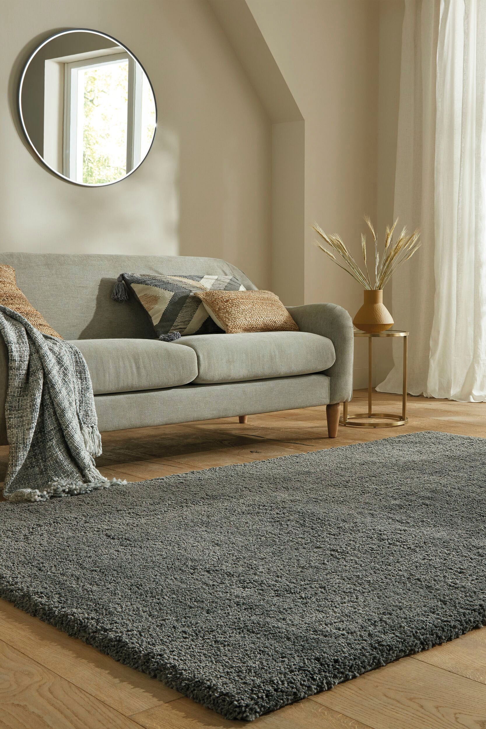 FLAIR RUGS Hochflor-Teppich »Feather«, rechteckig, 40 mm Höhe