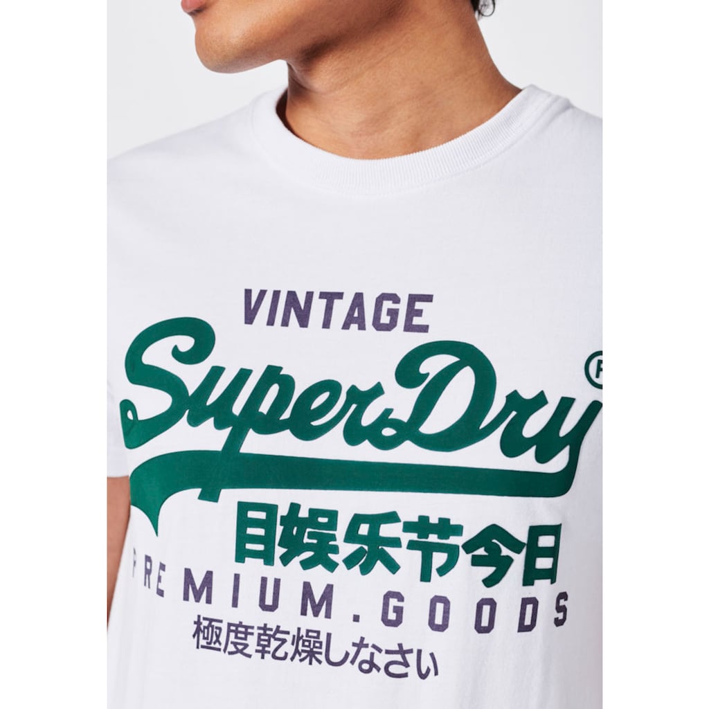 Superdry Rundhalsshirt »VL NS TEE«