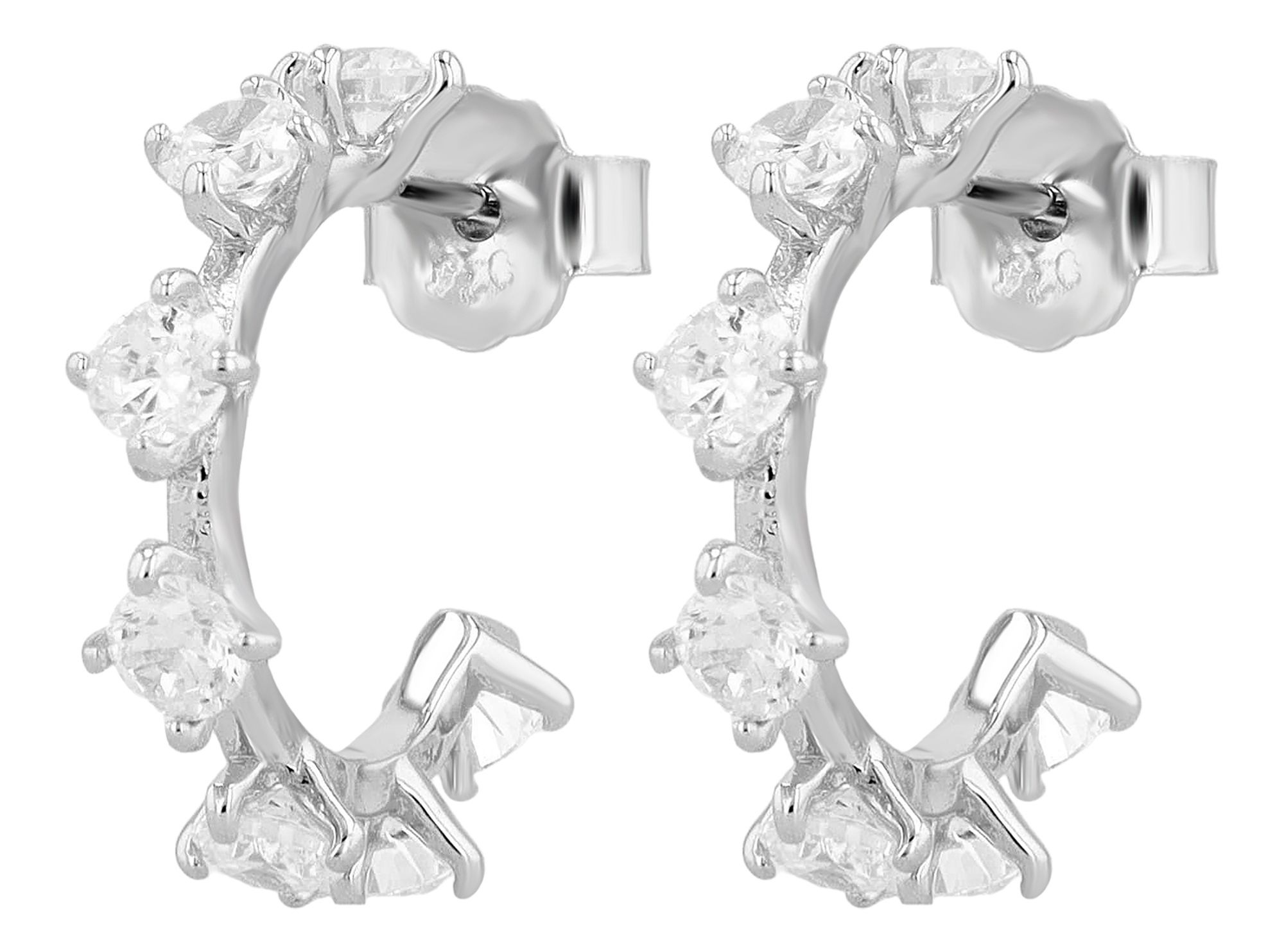 Adelia´s Paar Ohrhänger "Damen Ohrringe – Ohrstecker aus 925 Silber mit Zir günstig online kaufen